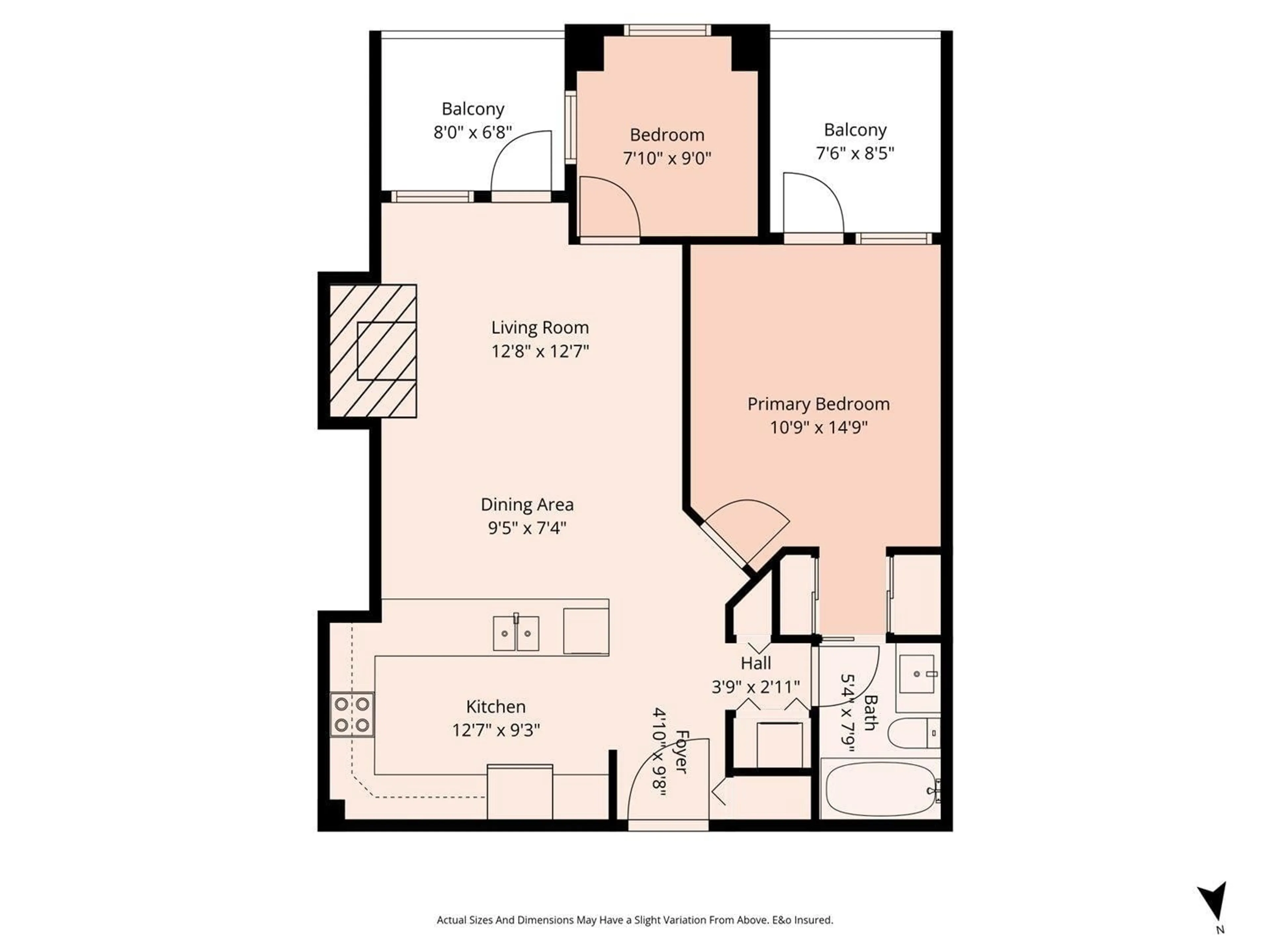 Floor plan for 301 - 20237 54 AVENUE, Langley British Columbia V3A3W2