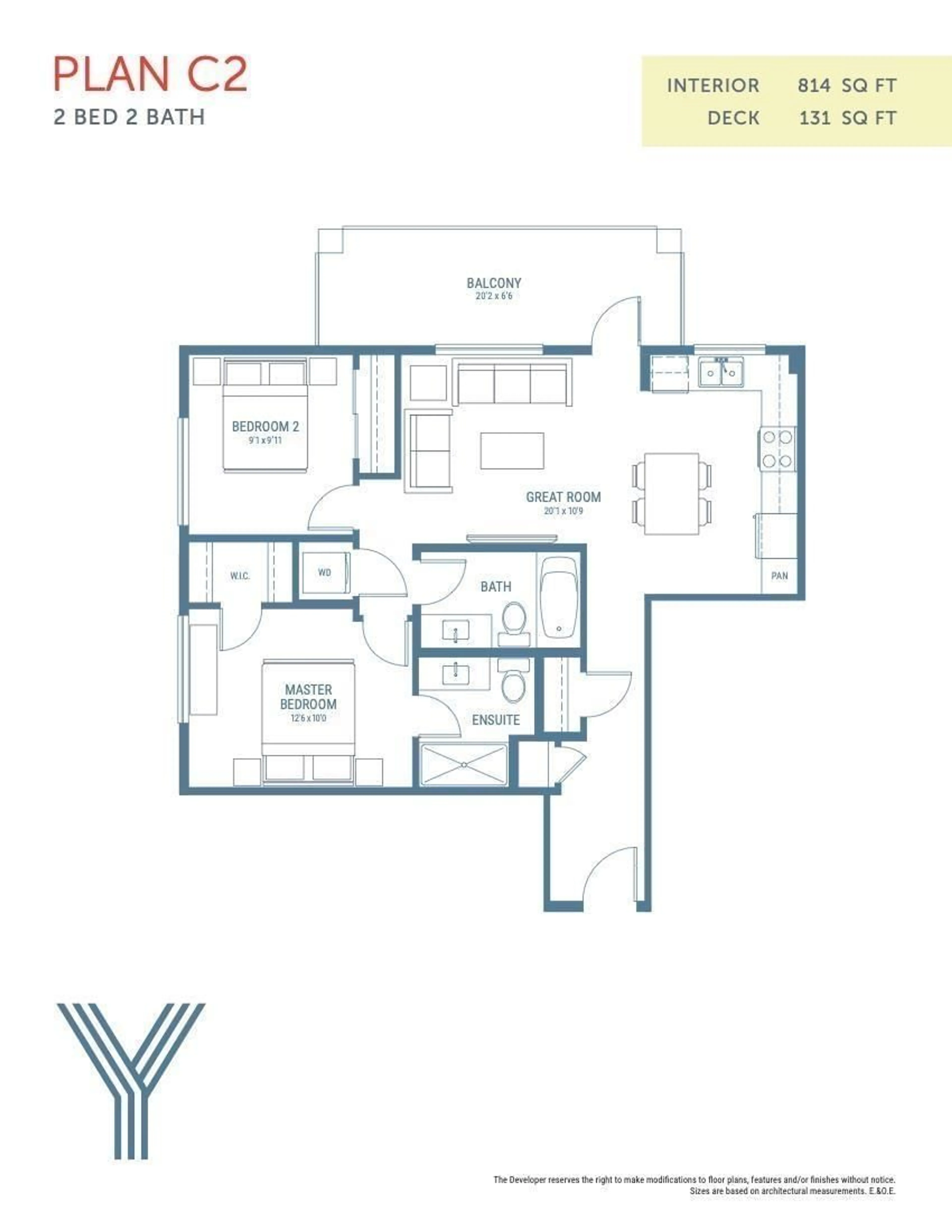 Floor plan for 510 - 45505 CAMPUS DRIVE, Chilliwack British Columbia V2R6L2