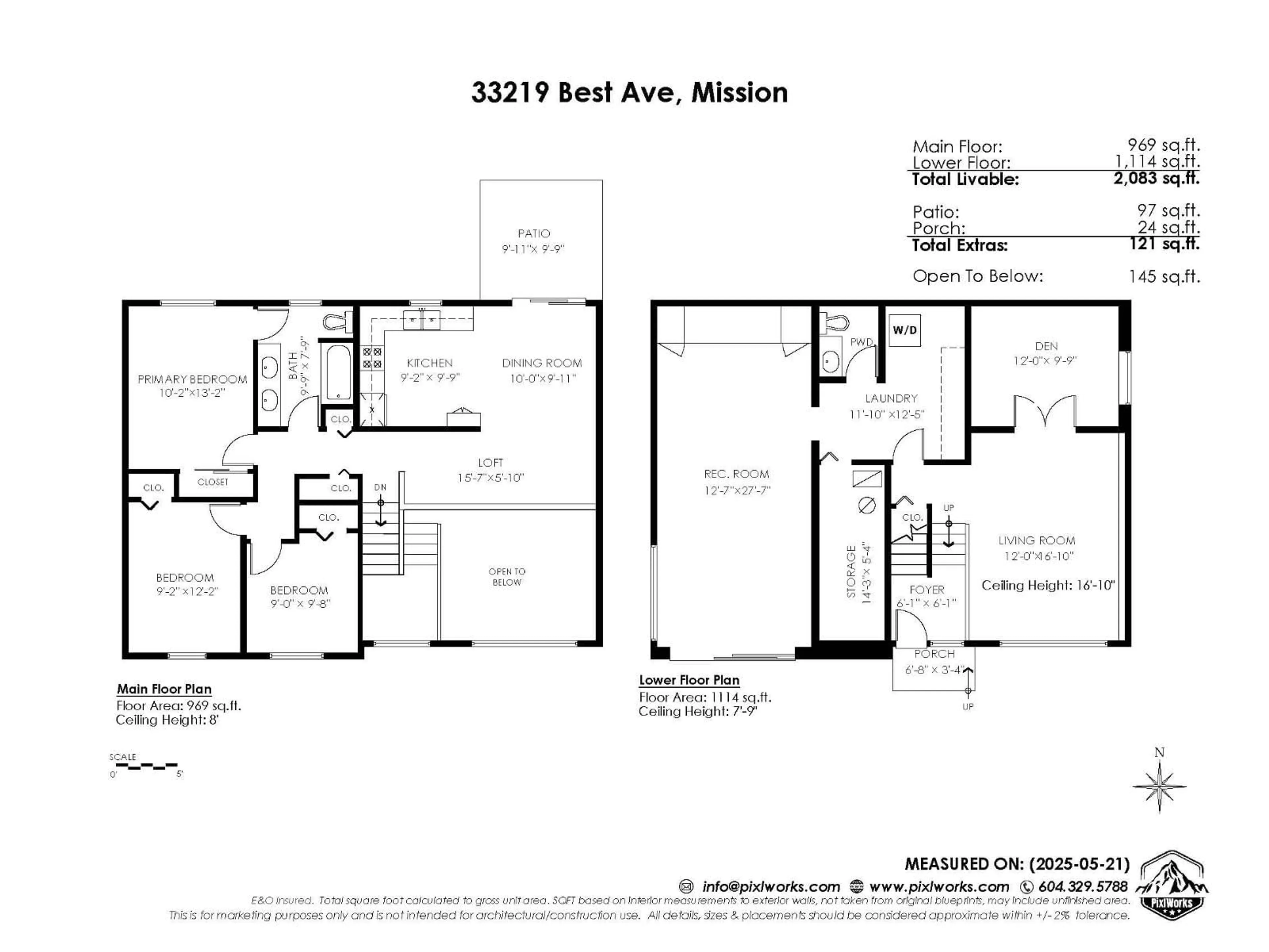Floor plan for 33219 BEST AVENUE, Mission British Columbia V2V5V5
