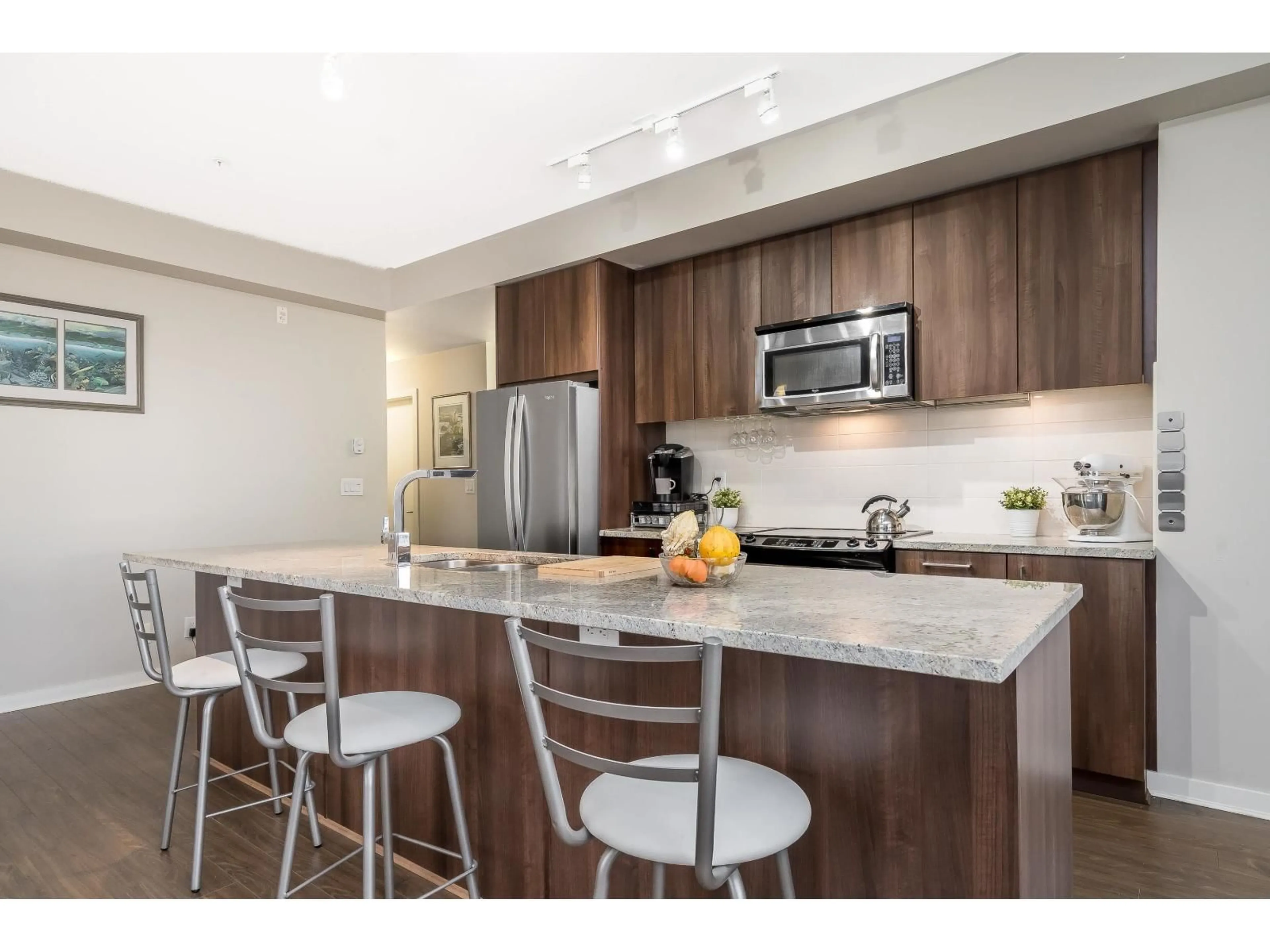 Open concept kitchen, unknown for 307 - 6450 194 STREET, Surrey British Columbia V4N6J8