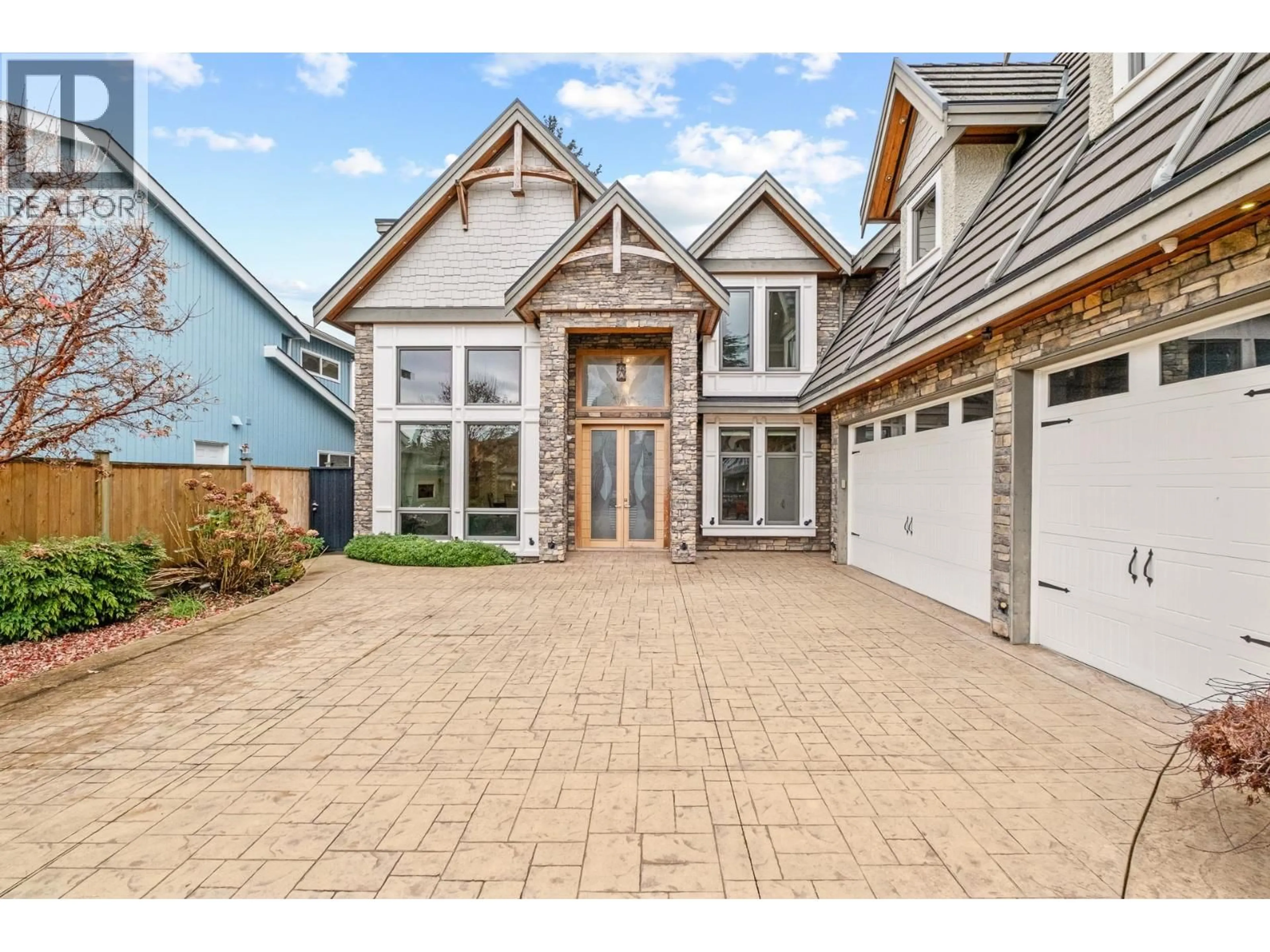 Home with brick exterior material, street for 7673 DAMPIER DRIVE, Richmond British Columbia V7C4M3