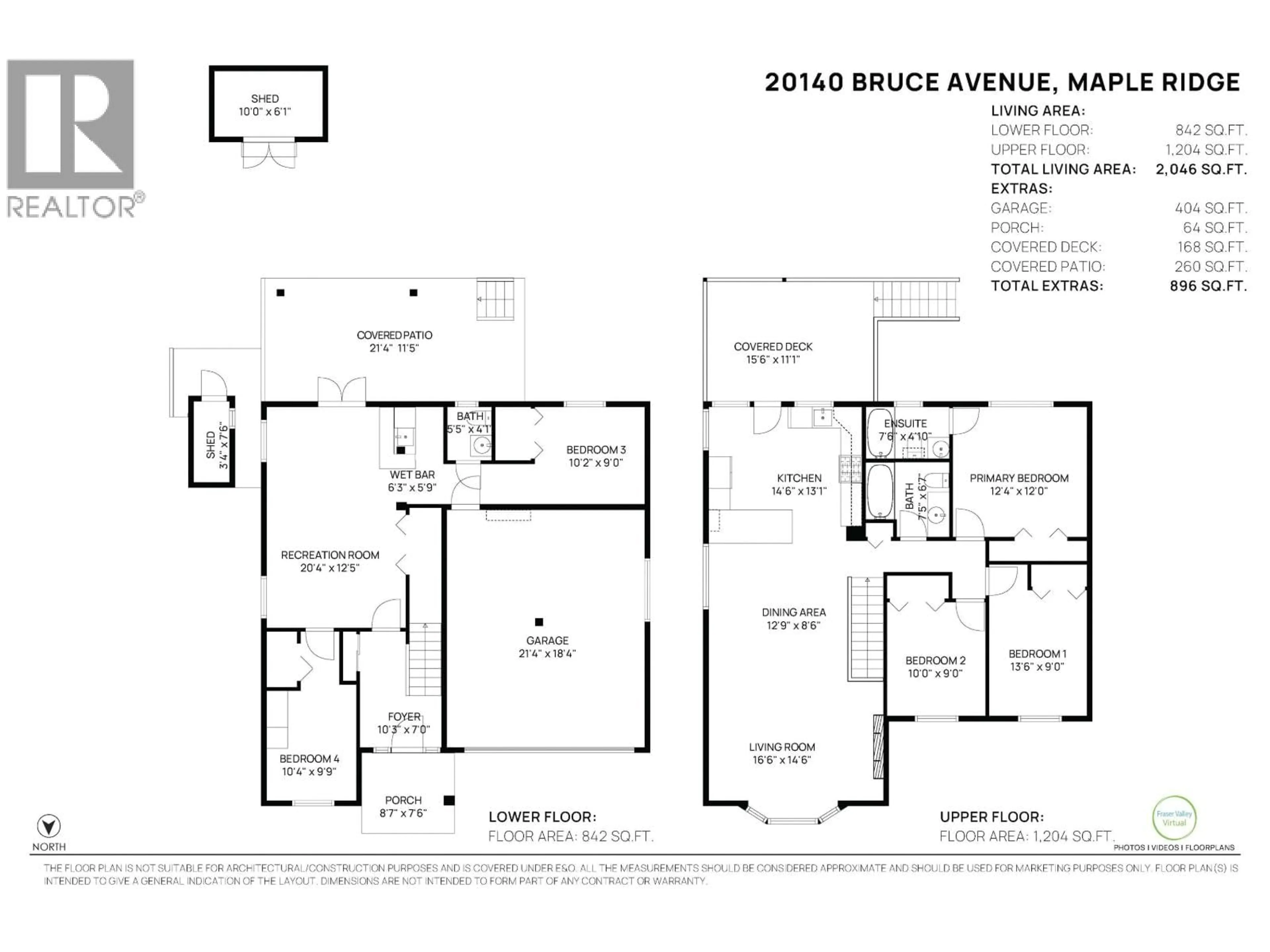 Floor plan for 20140 BRUCE AVENUE, Maple Ridge British Columbia V2X8Y4