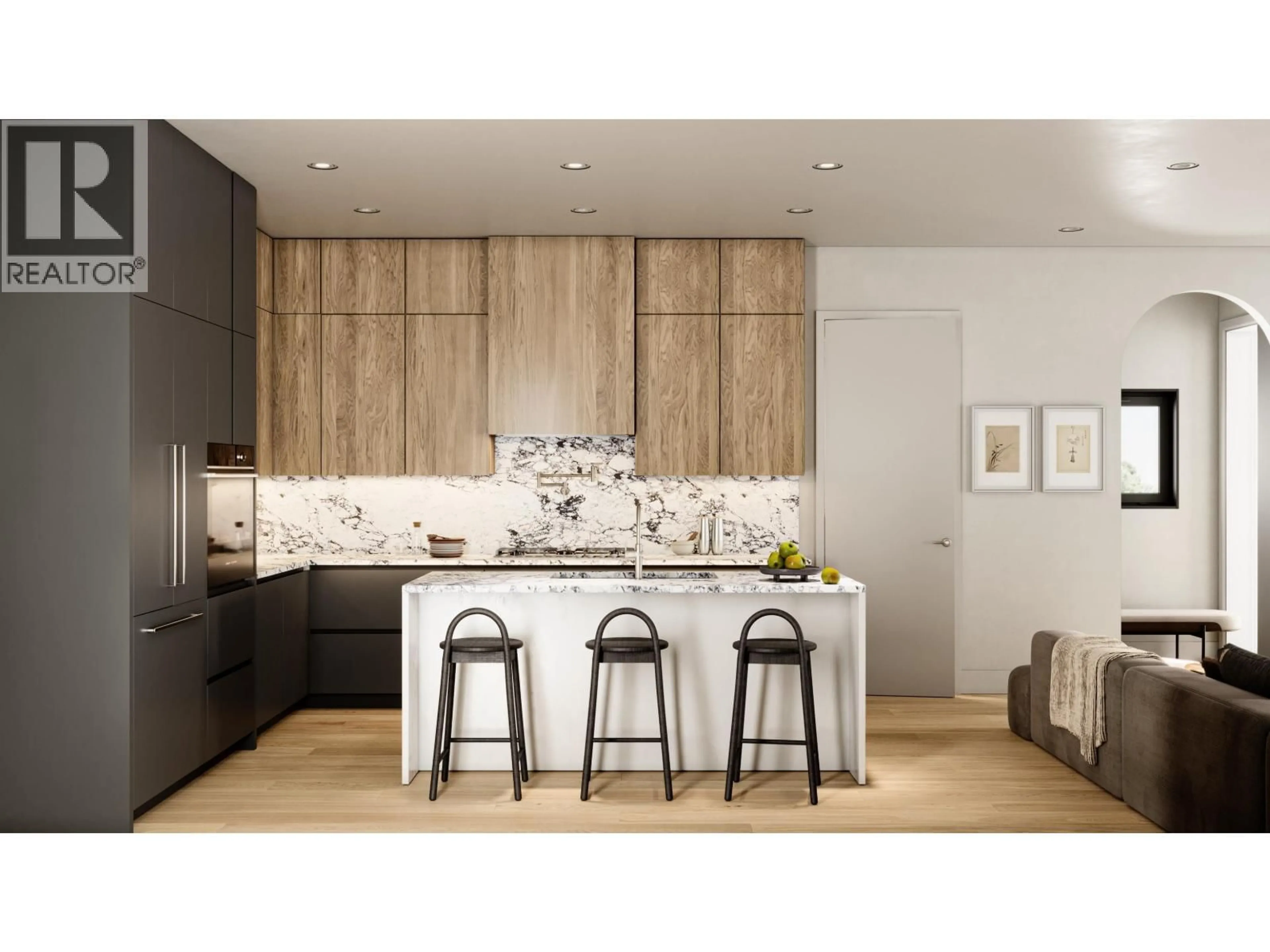 Contemporary kitchen, wood/laminate floor for 5032 GRANVILLE STREET, Vancouver British Columbia V6M3B4