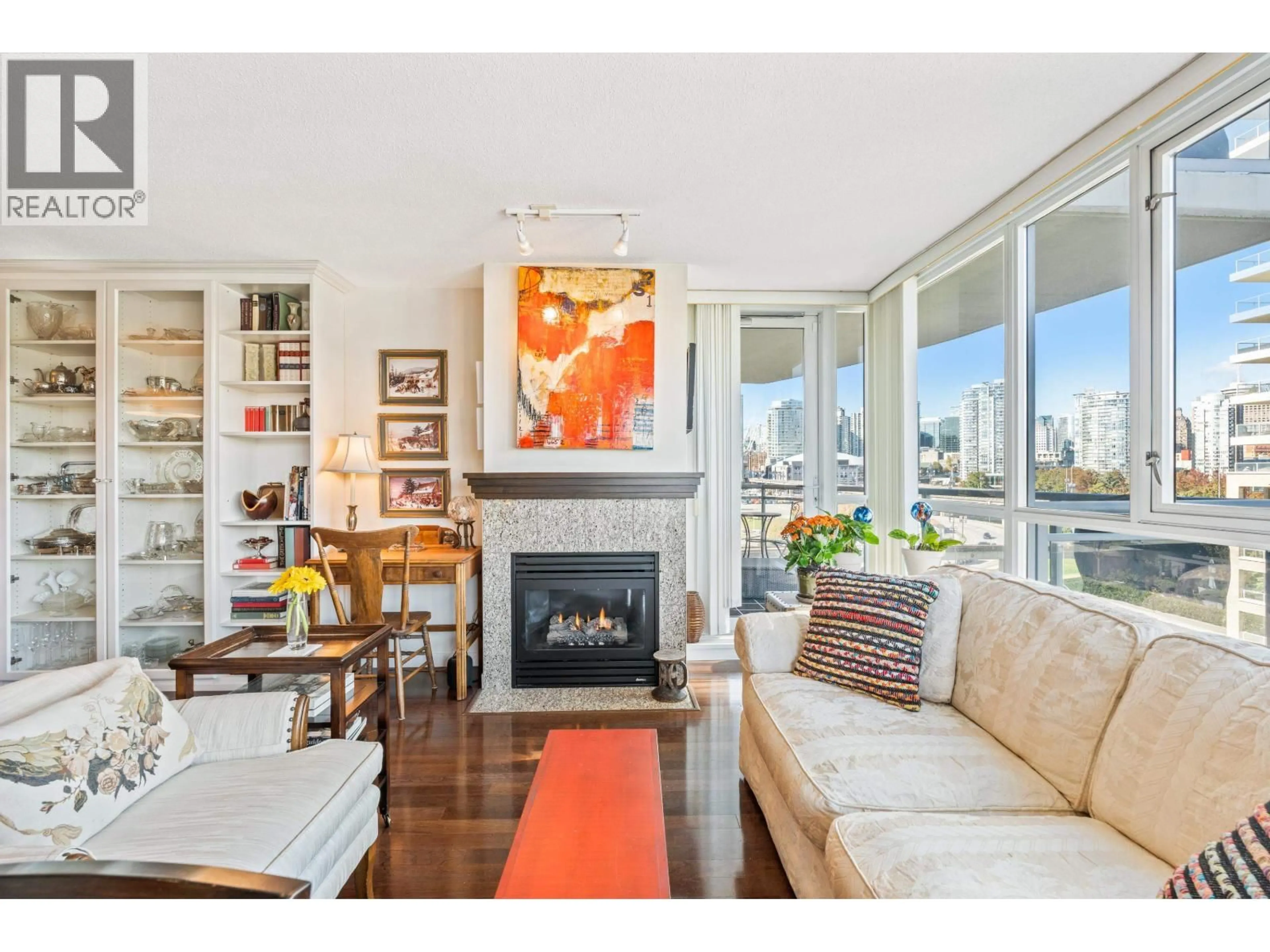 Living room with furniture, unknown for 701 - 120 MILROSS AVENUE, Vancouver British Columbia V6A4K7