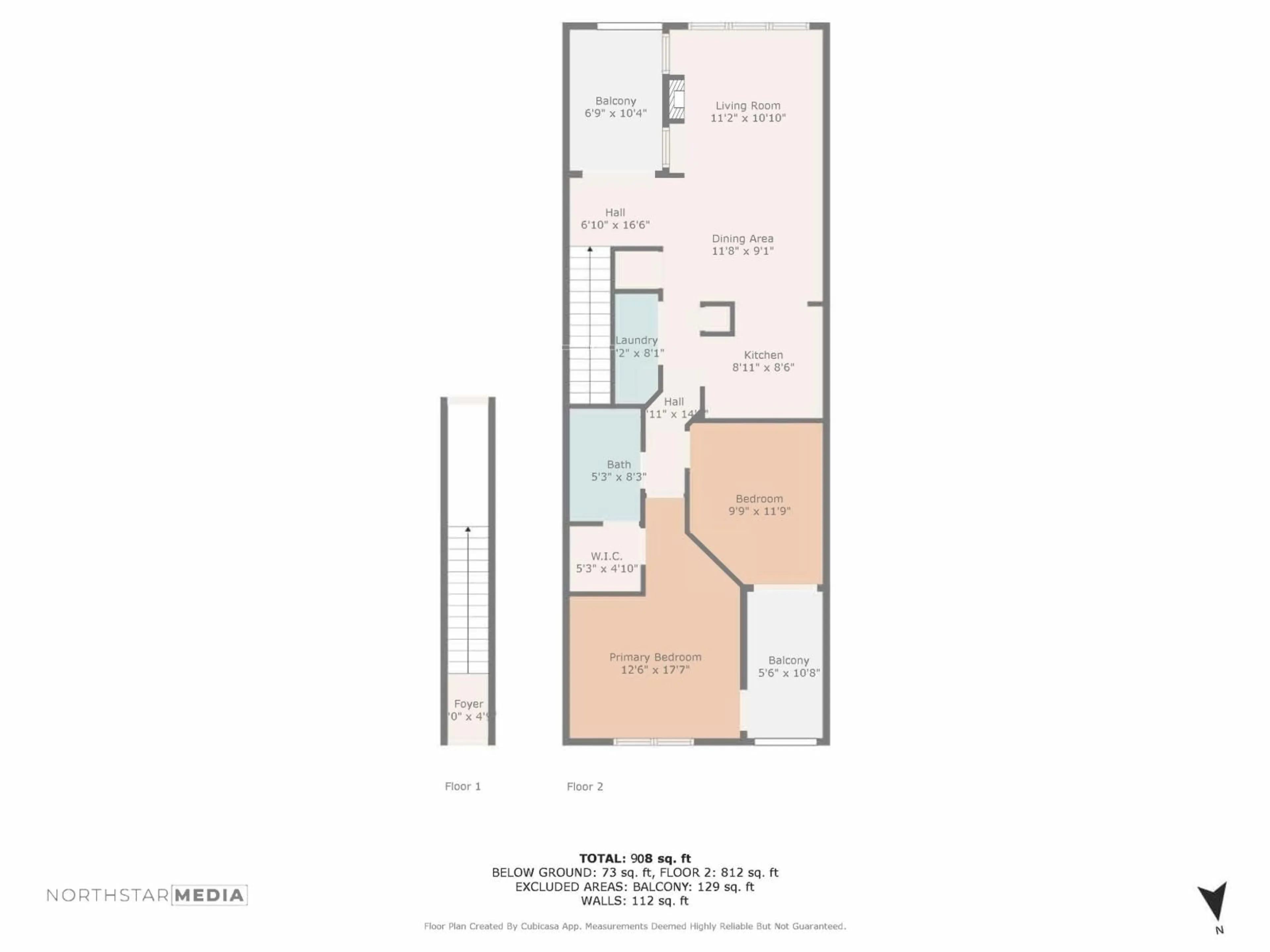 Floor plan for 201 - 19897 56 AVENUE, Langley British Columbia V3A3Y1