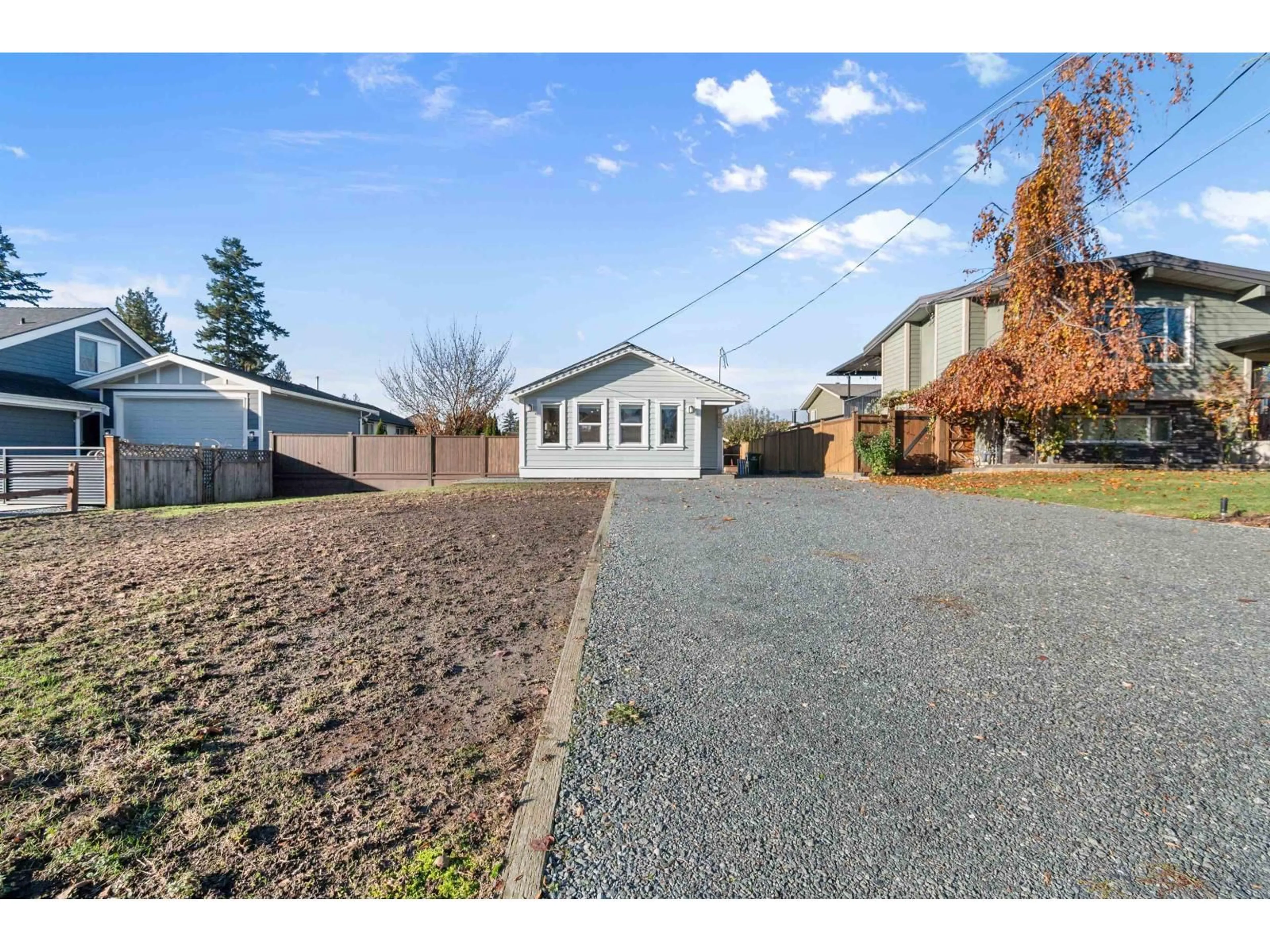 A pic from outside/outdoor area/front of a property/back of a property/a pic from drone, street for 5865 CARTER ROAD, Chilliwack British Columbia V2R3K1