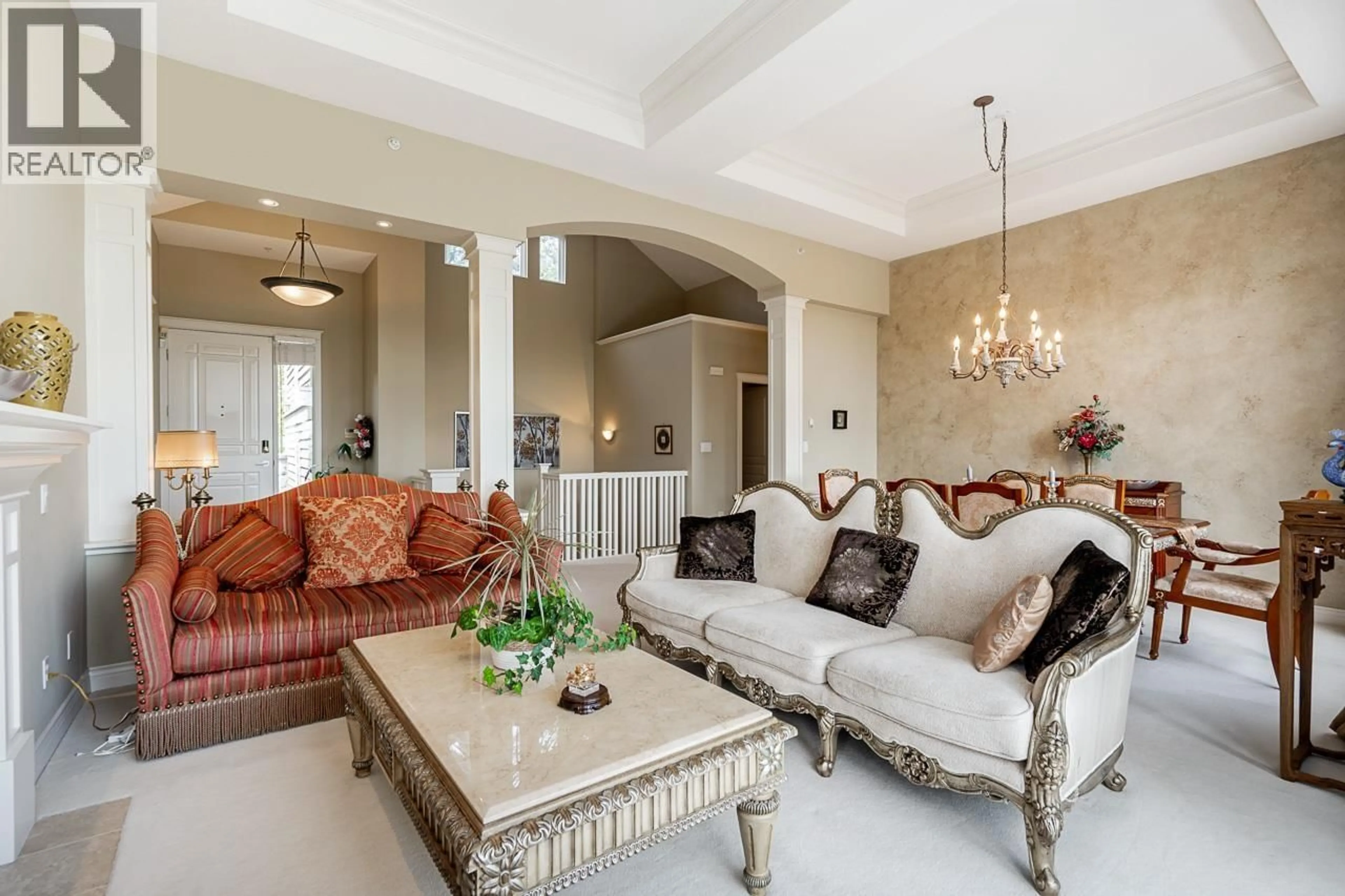 Living room with furniture, ceramic/tile floor for 4918 EDENDALE LANE, West Vancouver British Columbia V7W3H7