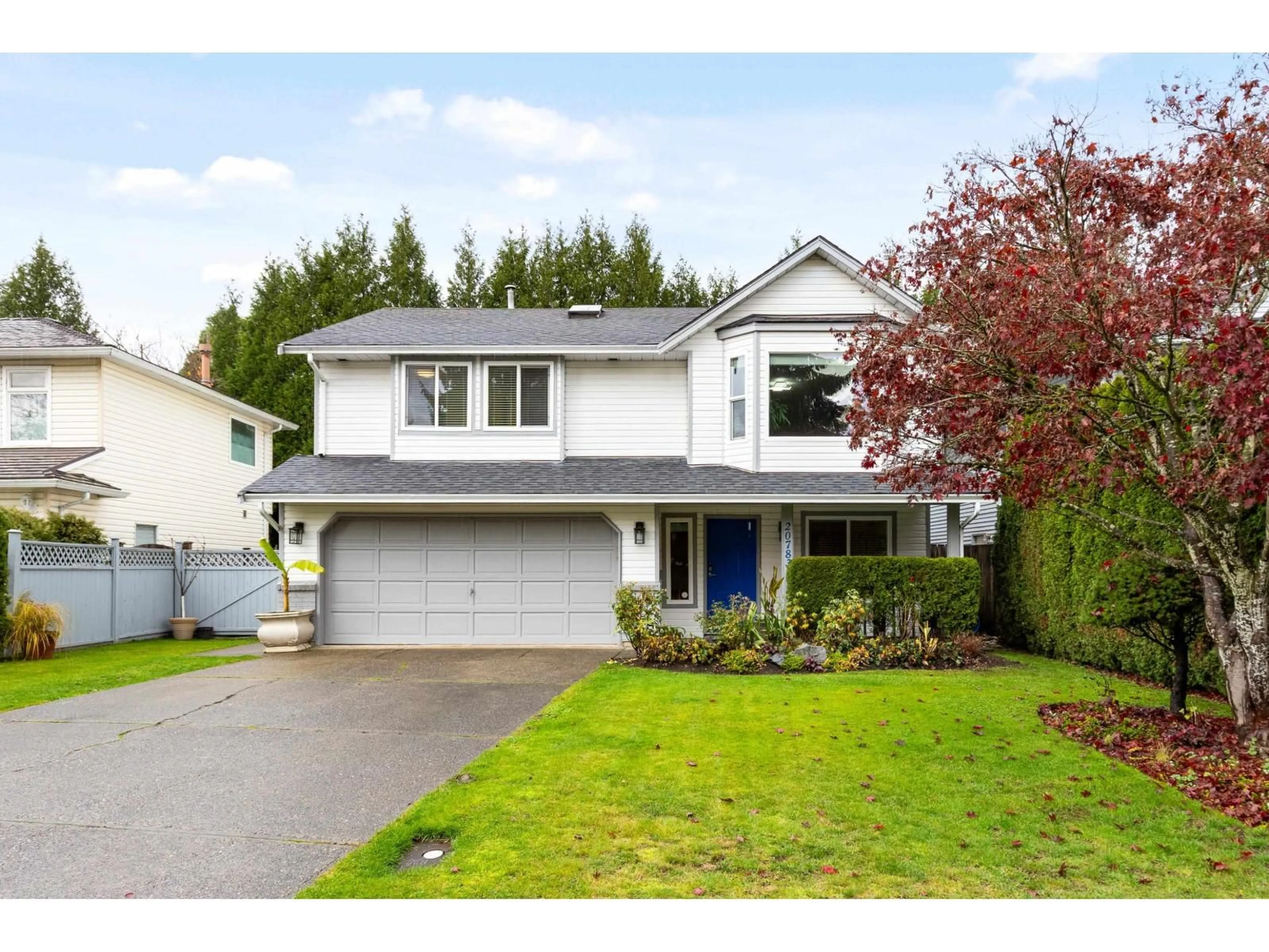 Home with vinyl exterior material, street for 20783 51B AVENUE, Langley British Columbia V3A7T5