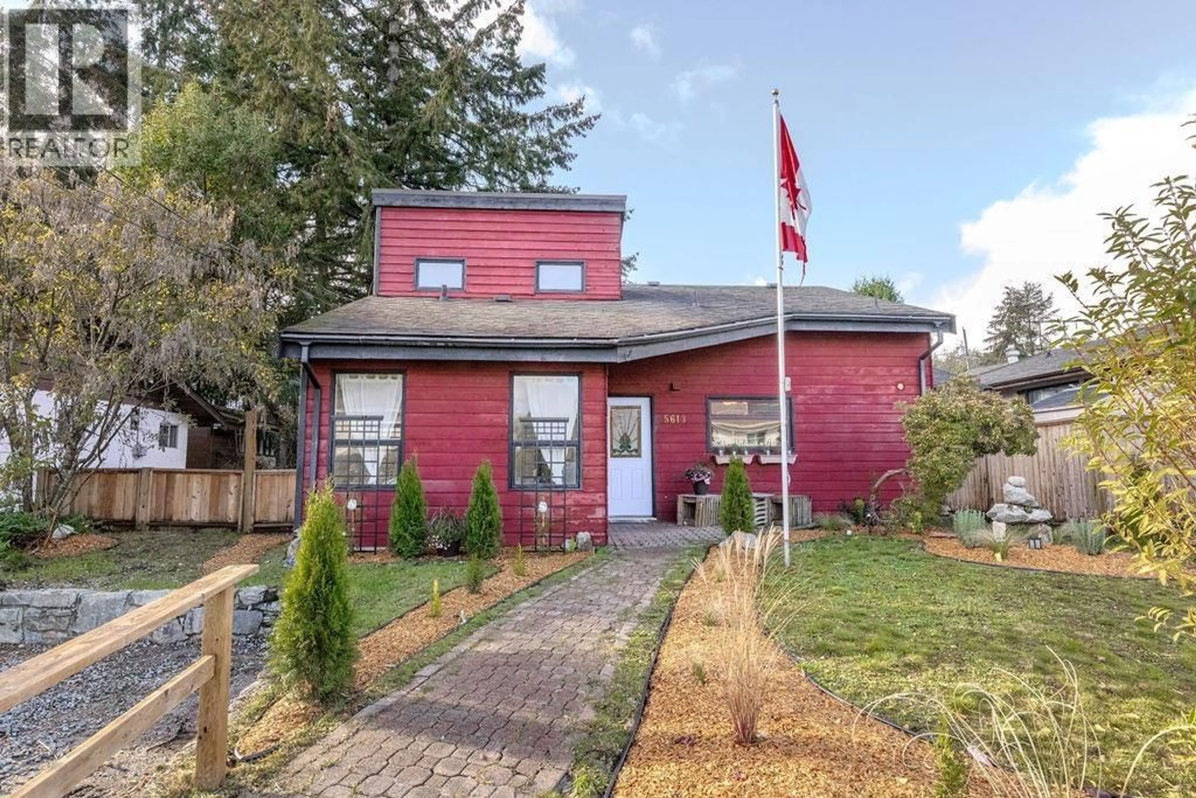 Home with brick exterior material, street for 5613 TRAIL AVENUE, Sechelt British Columbia V7Z0H8