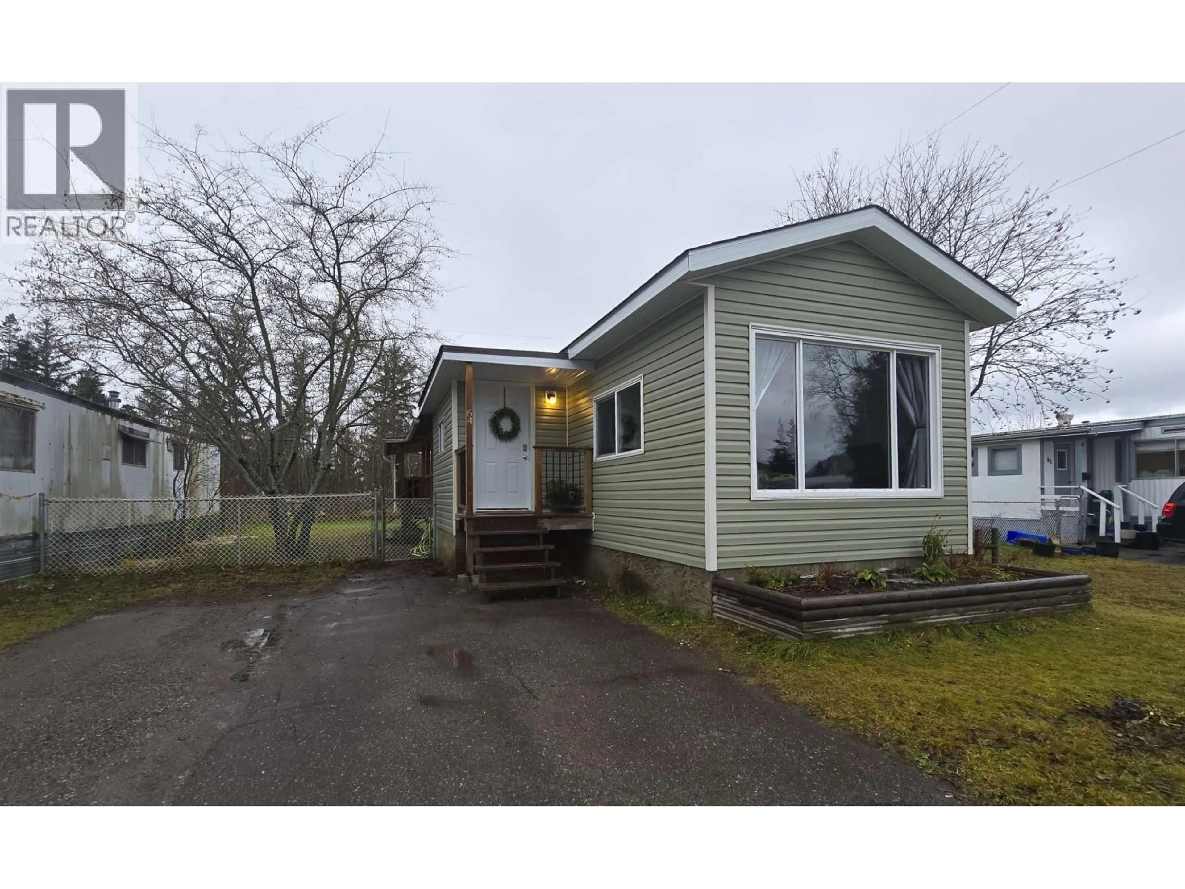 Home with vinyl exterior material, street for 64 - 4625 GRAHAM AVENUE, Terrace British Columbia V8G1A7
