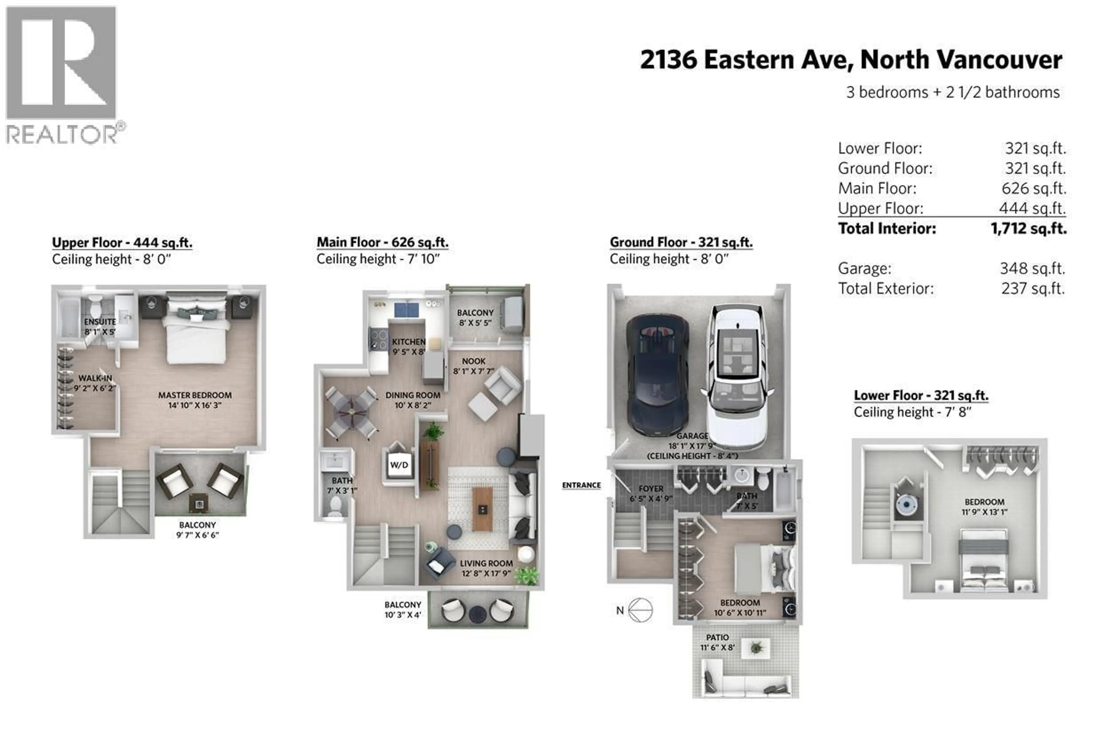 Floor plan for 2136 EASTERN AVENUE, North Vancouver British Columbia V7L3G3