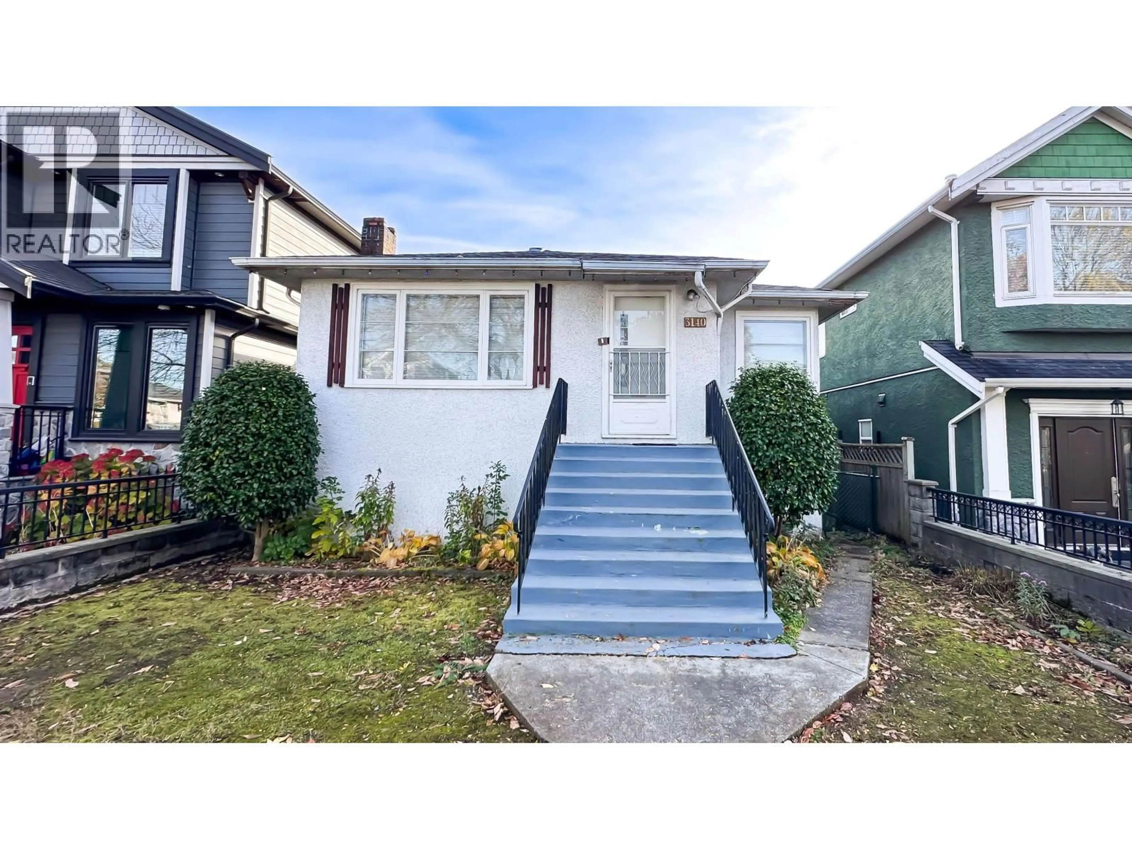 Home with vinyl exterior material, street for 3140 52ND AVENUE, Vancouver British Columbia V5S1T8