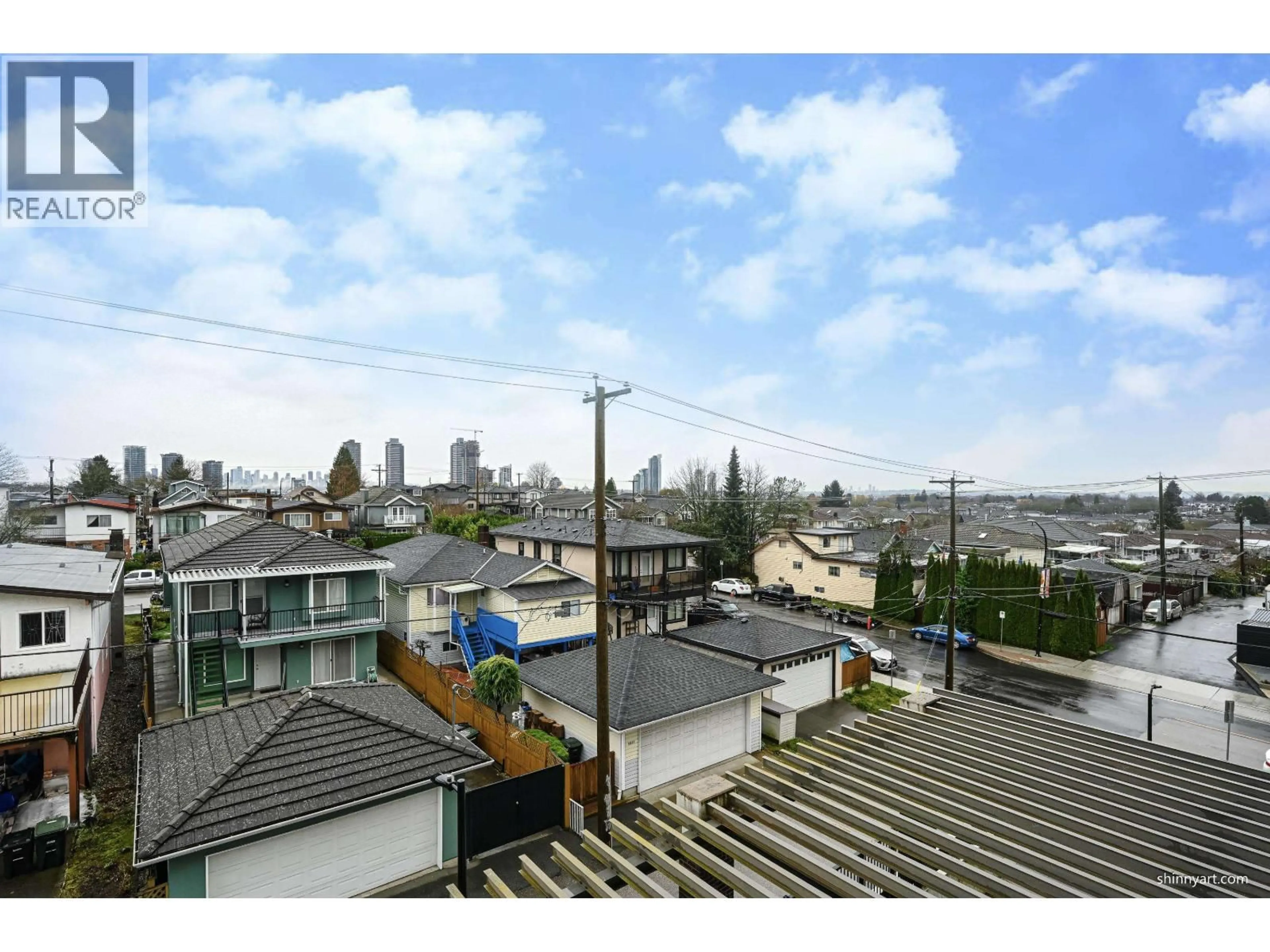 A pic from outside/outdoor area/front of a property/back of a property/a pic from drone, city buildings view from balcony for 306 - 438 GAMMA AVENUE, Burnaby British Columbia V5C0J7