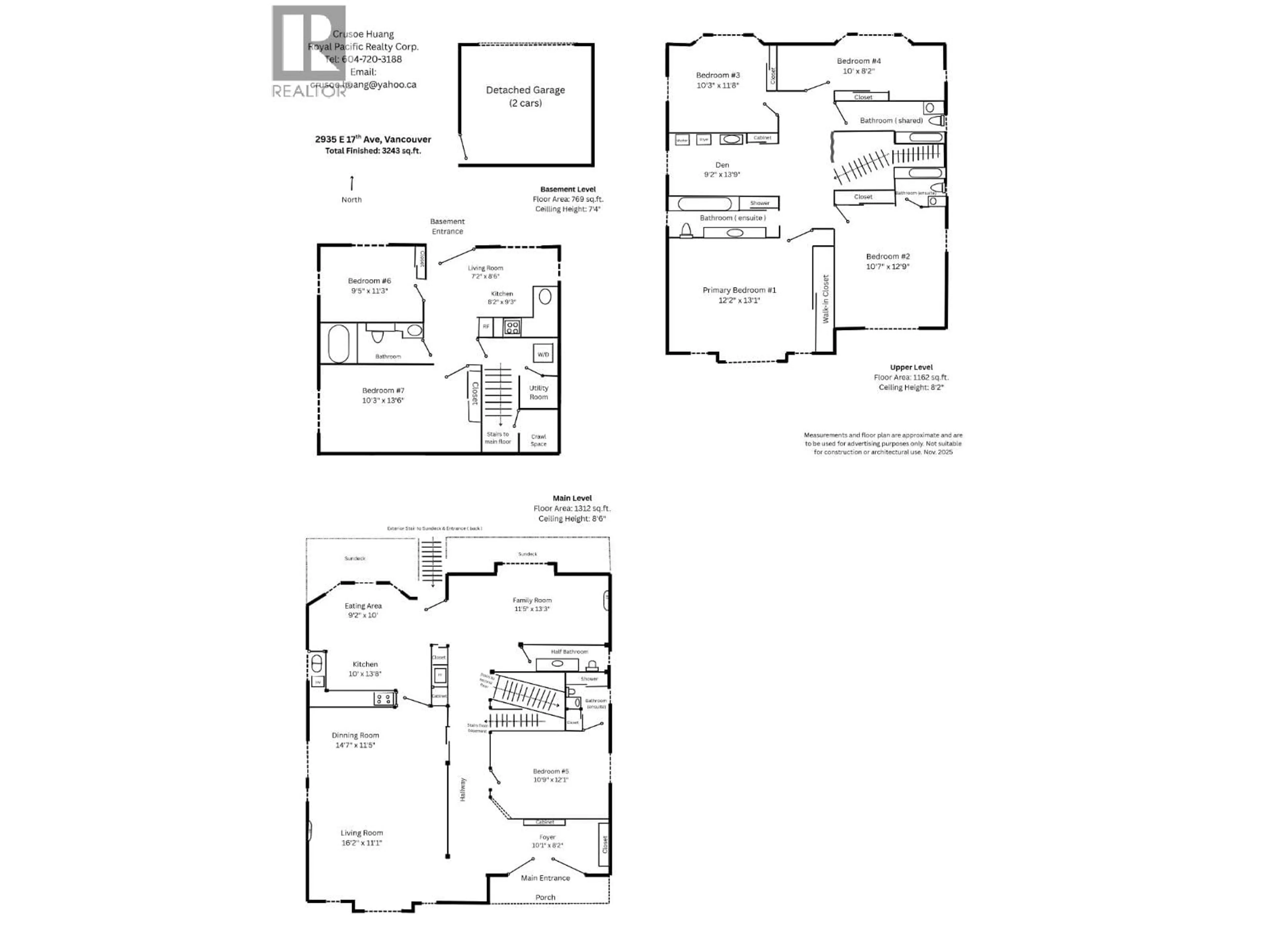 Floor plan for 2935 17TH AVENUE, Vancouver British Columbia V5M2N4