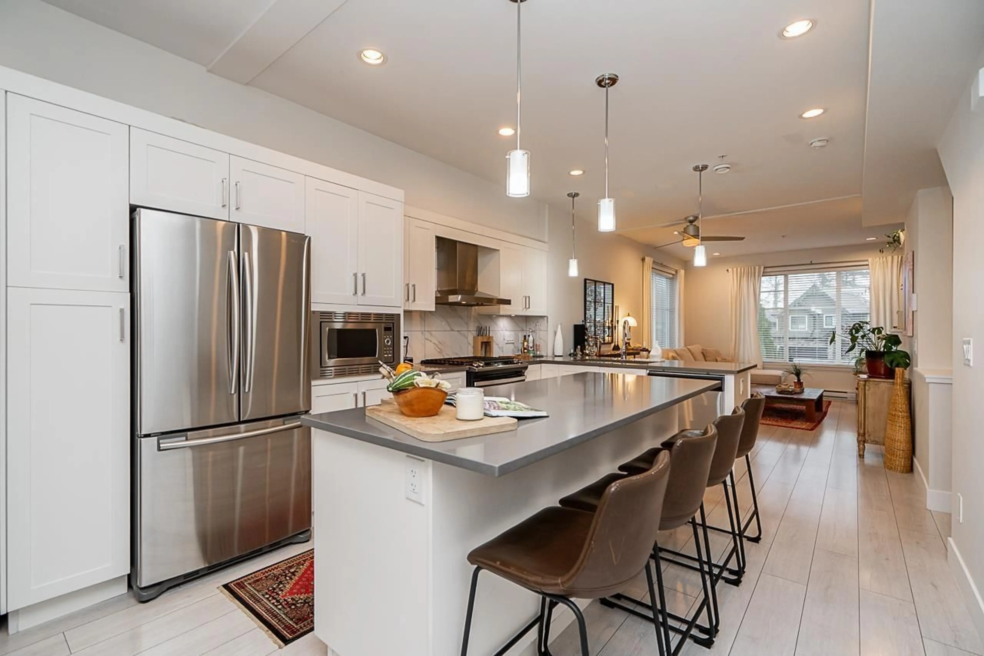 Open concept kitchen, ceramic/tile floor for 36 - 21150 76A AVENUE, Langley British Columbia V2Y0V9