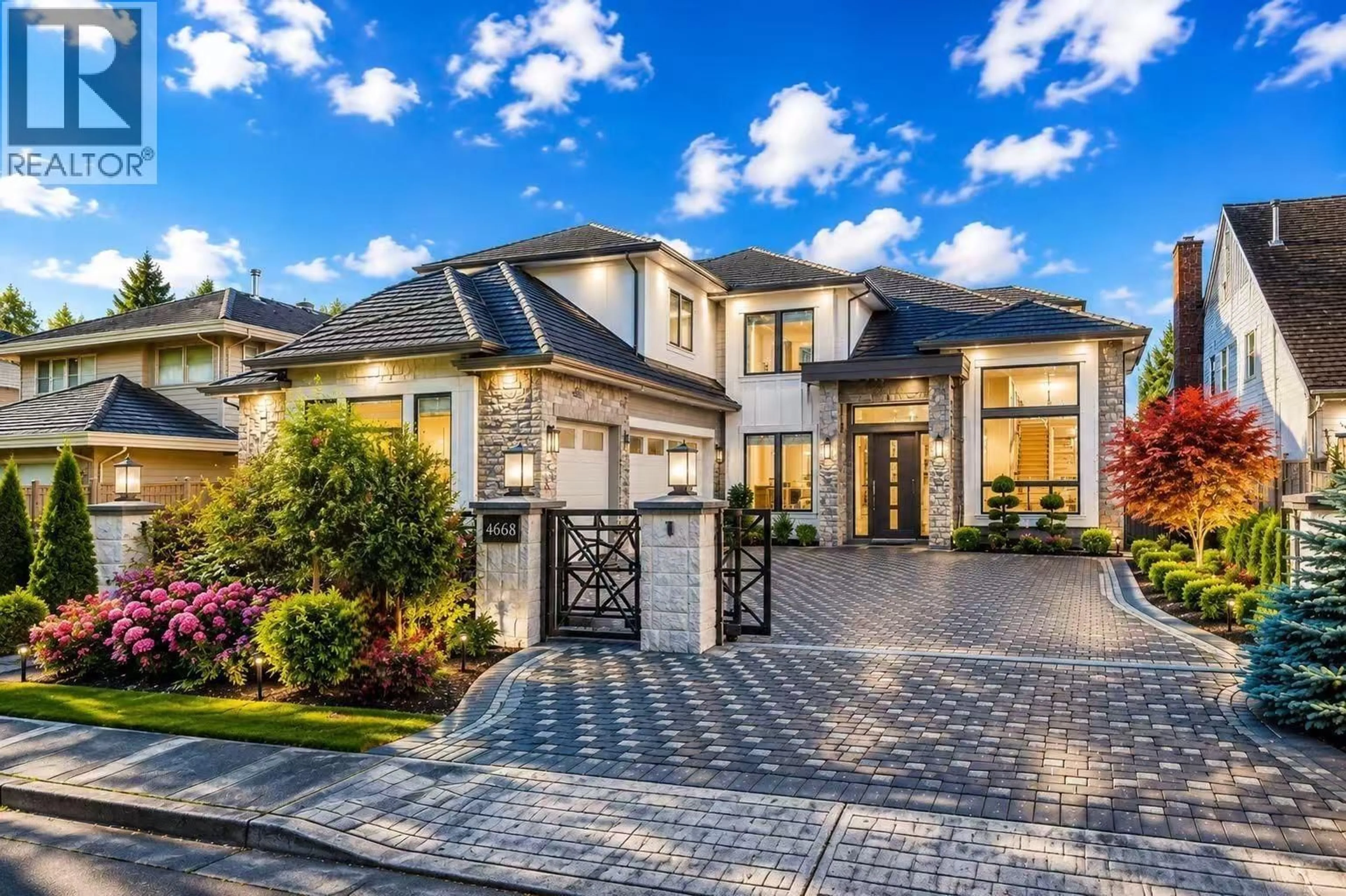 Home with brick exterior material, street for 4668 MAHOOD DRIVE, Richmond British Columbia V7E5C4