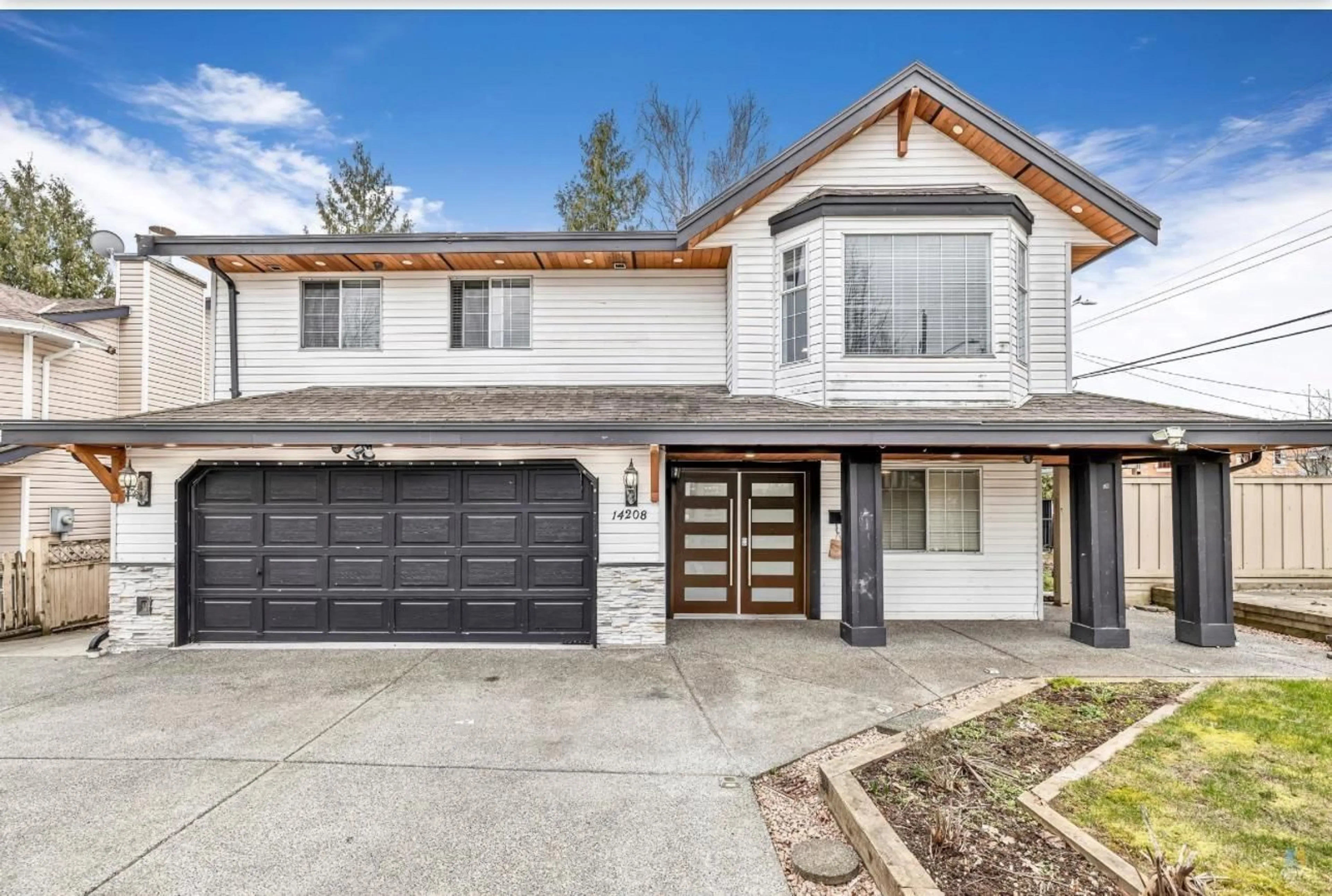 Home with vinyl exterior material, street for 14208 67 AVENUE, Surrey British Columbia V3W0P5