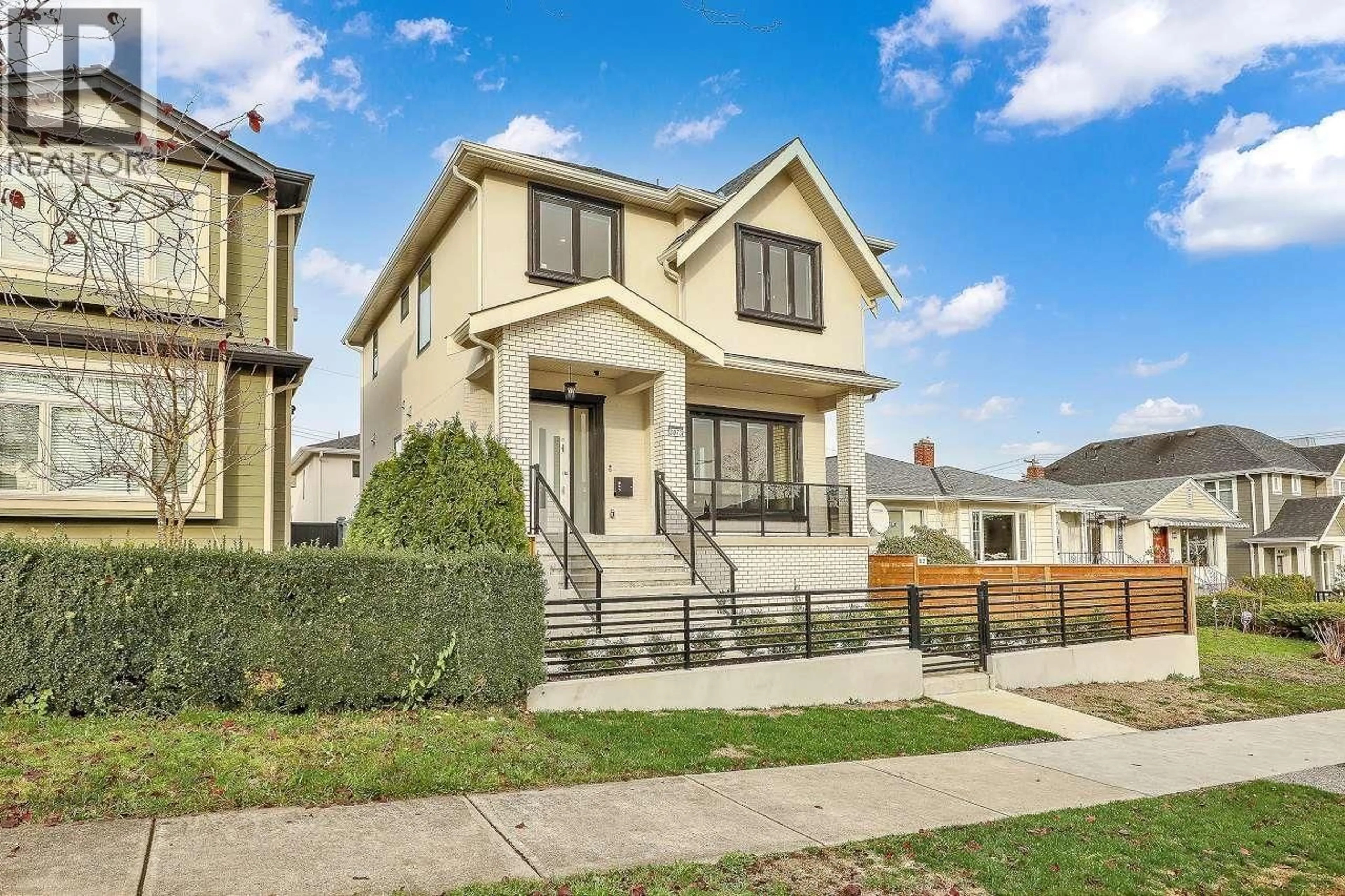 Home with brick exterior material, street for 3073 3RD AVENUE, Vancouver British Columbia V5M1H9