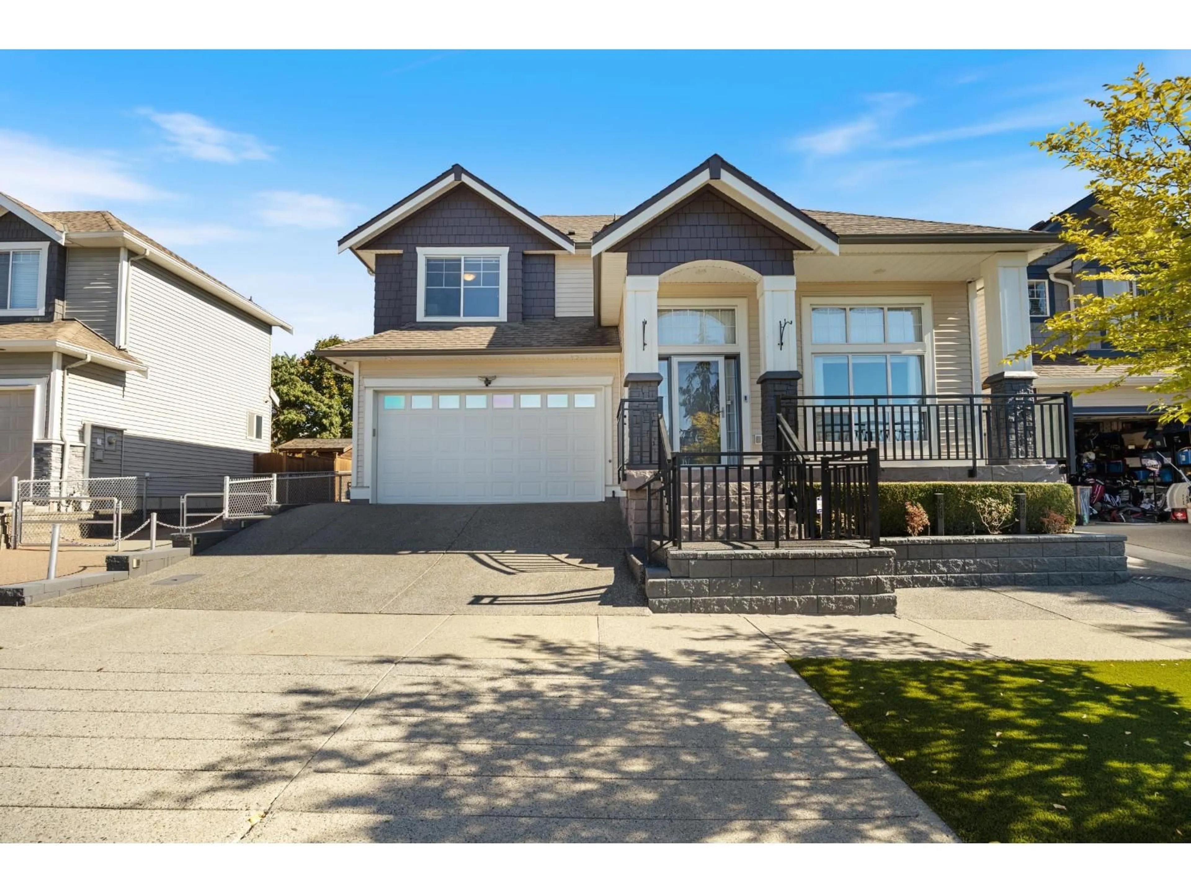 Home with vinyl exterior material, street for 16478 59A AVENUE, Surrey British Columbia V3S6M6