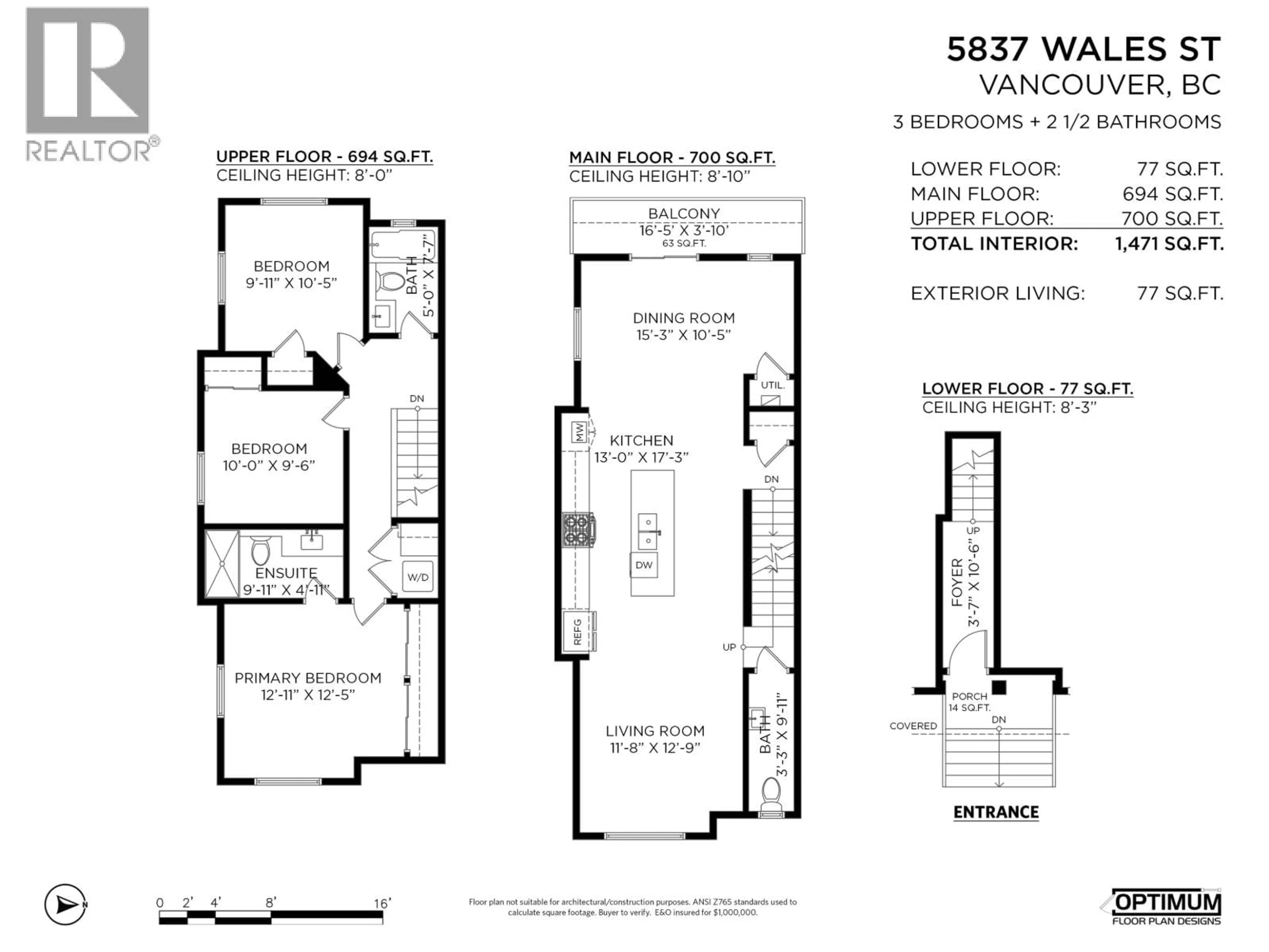 Floor plan for 5837 WALES STREET, Vancouver British Columbia V5R0E6