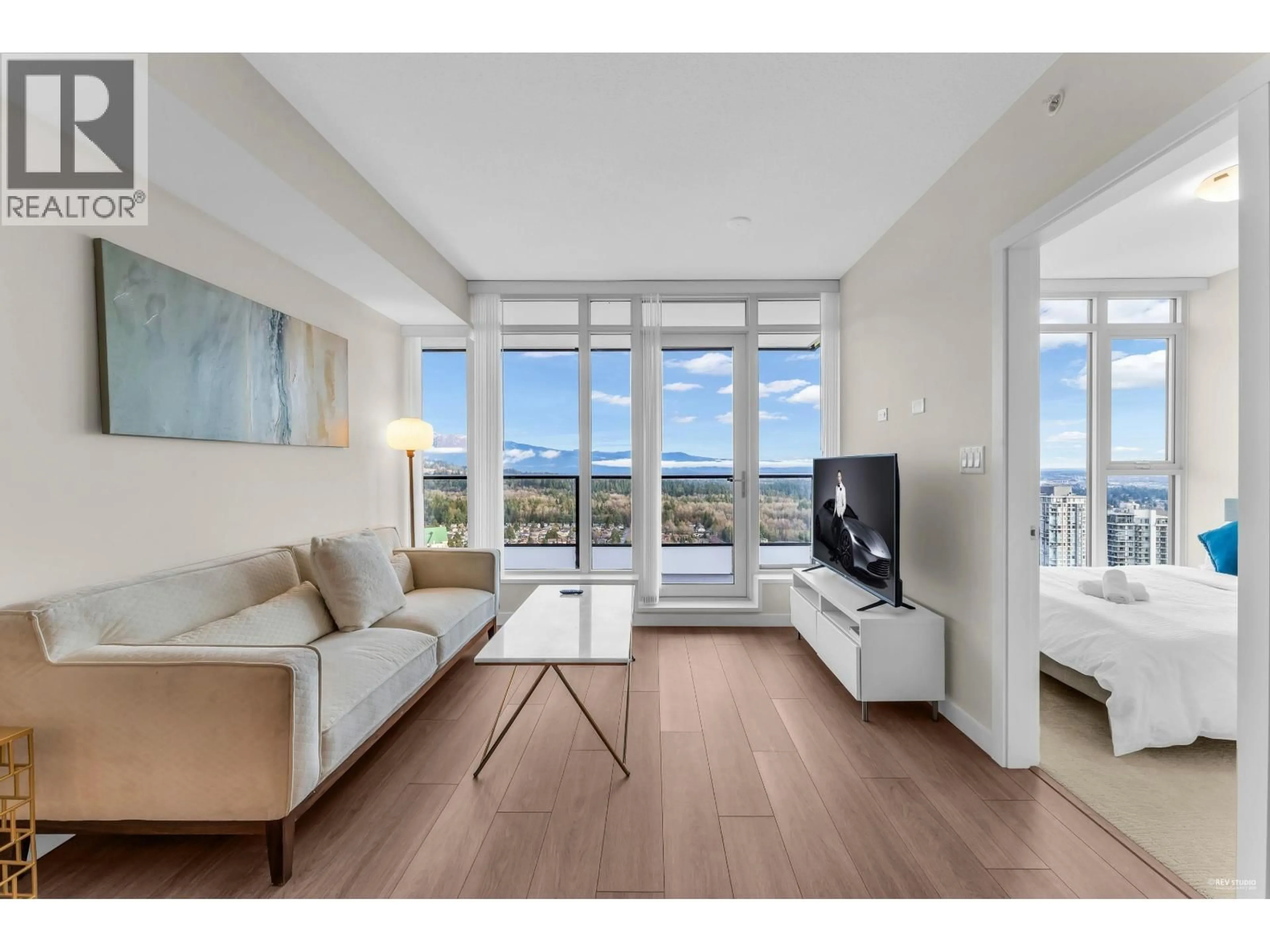 Living room with furniture, unknown for 3504 - 1182 WESTWOOD STREET, Coquitlam British Columbia V3B0T9