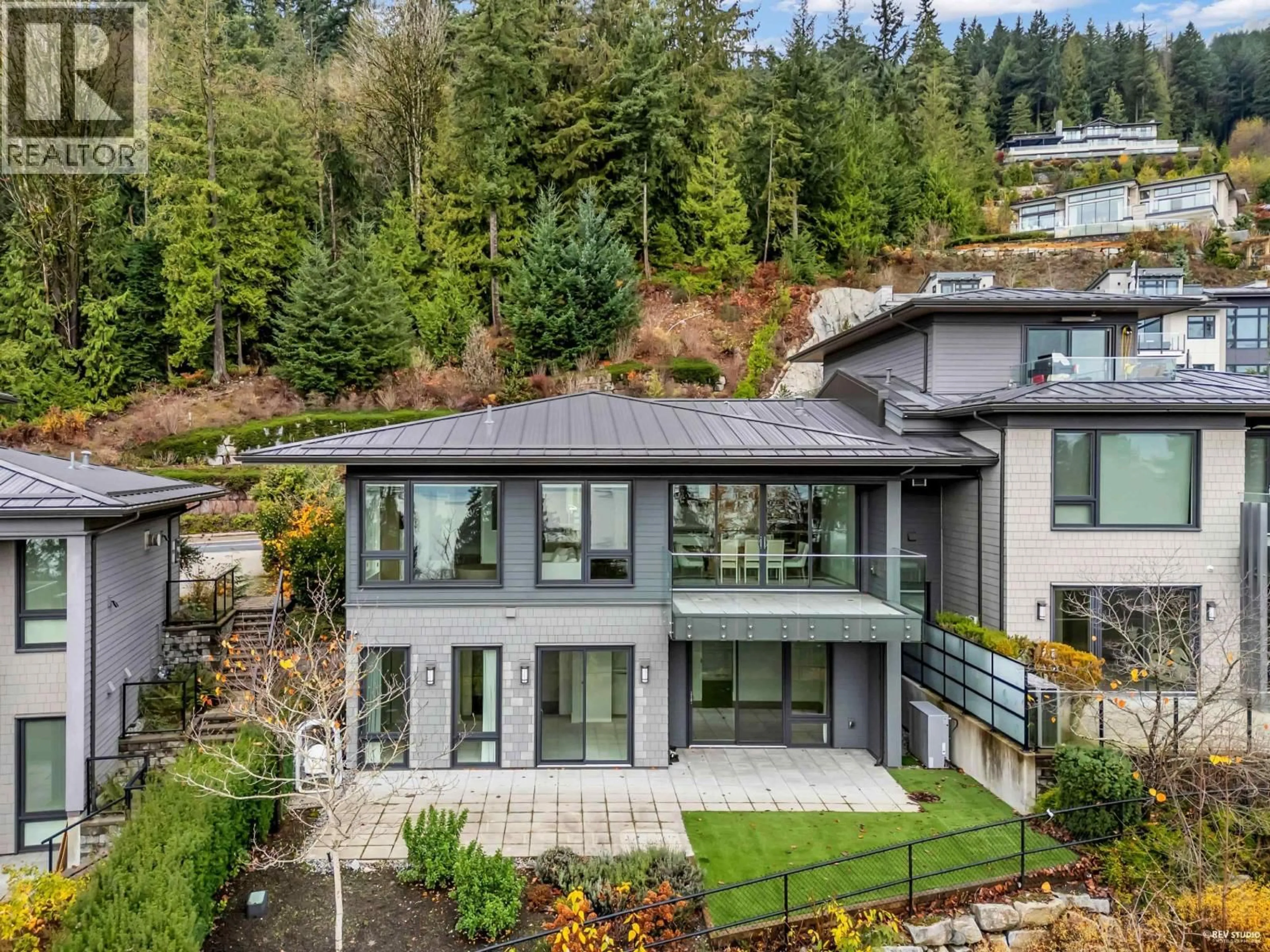 A pic from outside/outdoor area/front of a property/back of a property/a pic from drone, mountain view for 3018 BURFIELD PLACE, West Vancouver British Columbia V7S0A9