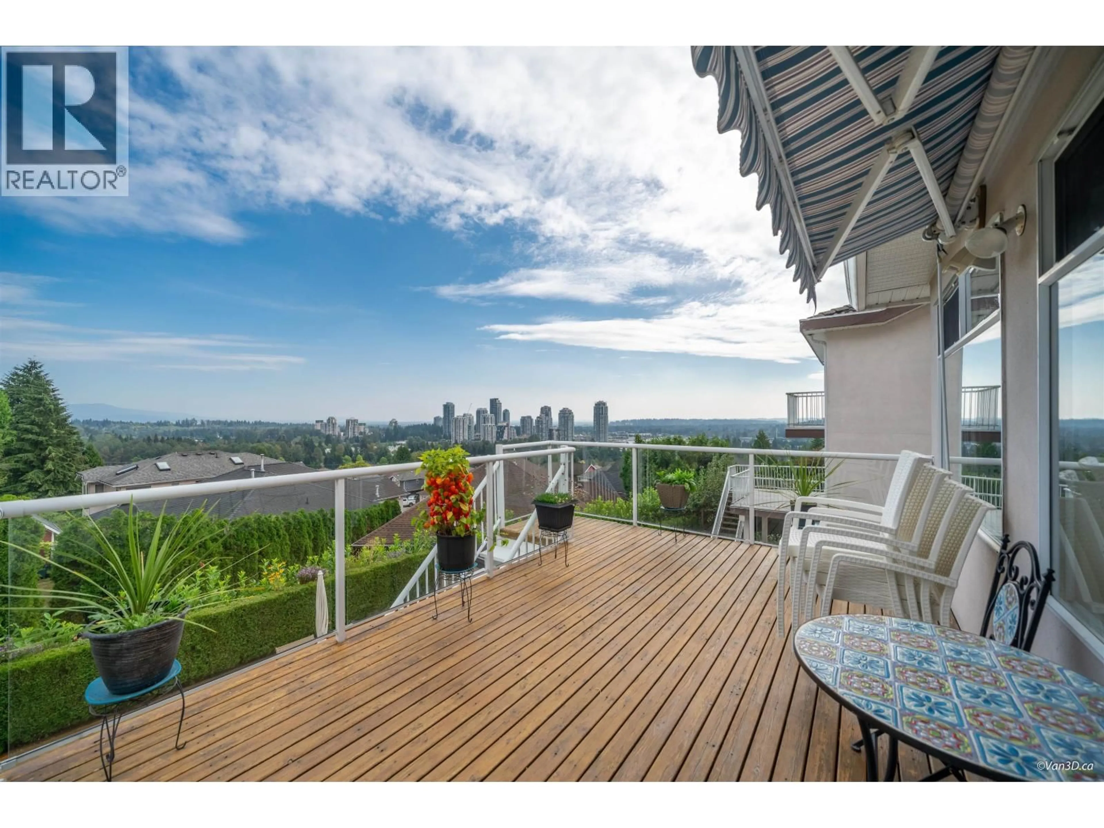 Balcony in the apartment, city buildings view from balcony for 1279 ERSKINE STREET, Coquitlam British Columbia V3B6Y1