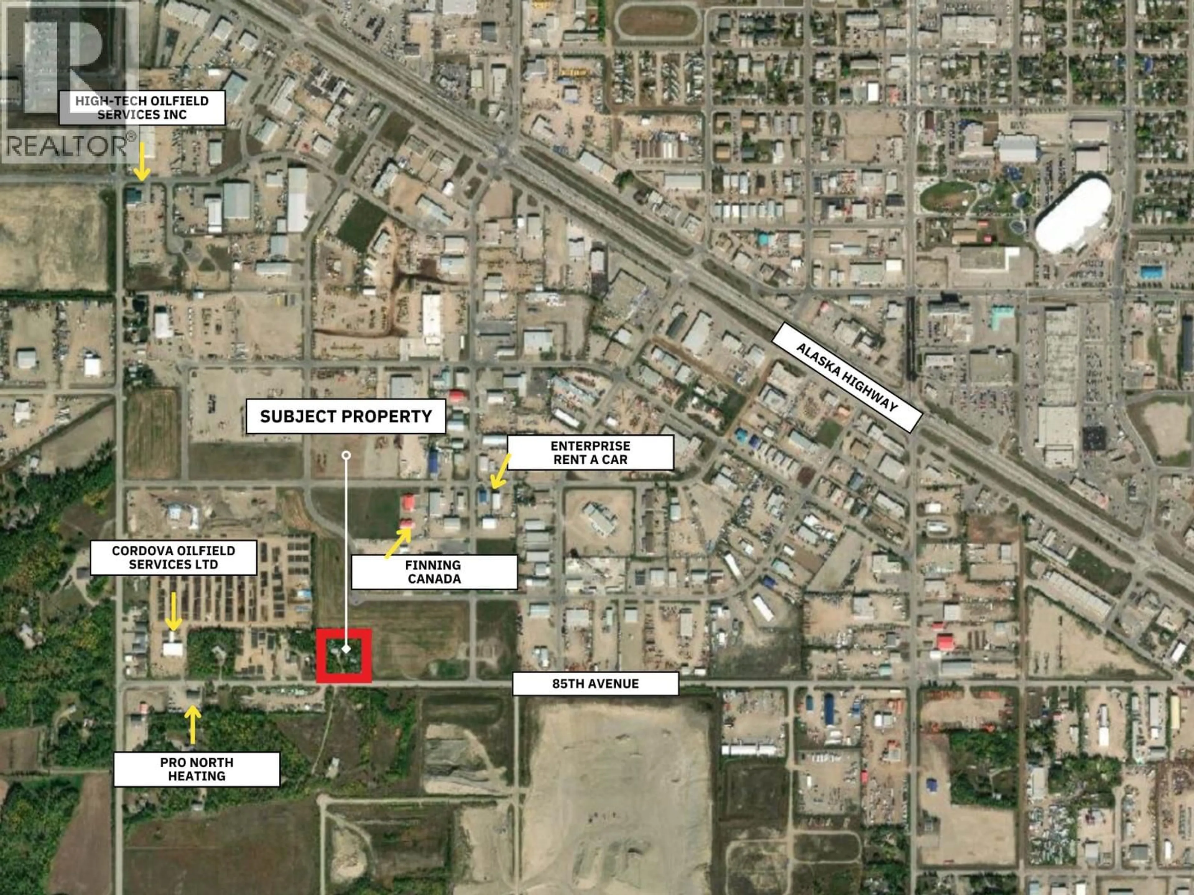 Picture of a map for 11108 85 AVENUE, Fort St. John British Columbia V1J8B3