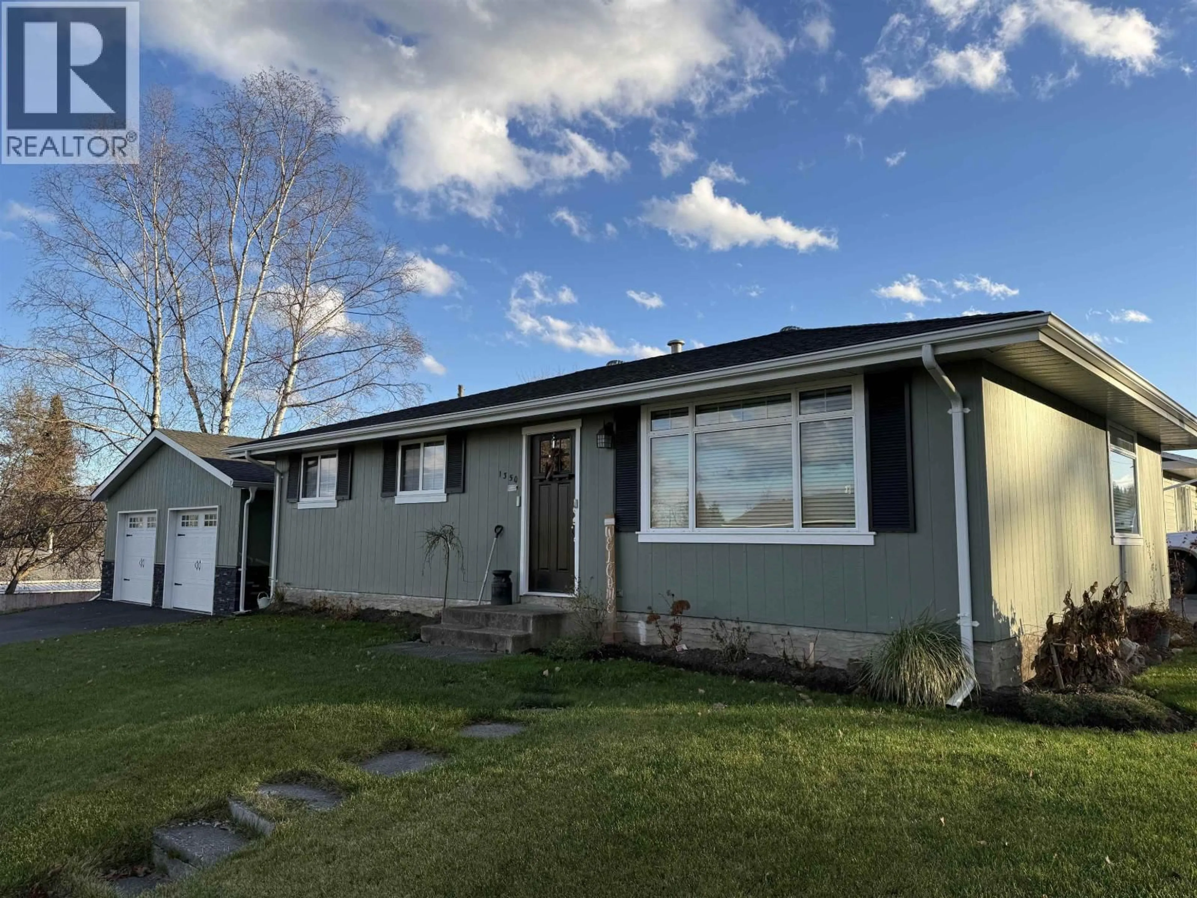 Home with vinyl exterior material, street for 1350 PICARD AVENUE, Quesnel British Columbia V2J1P7