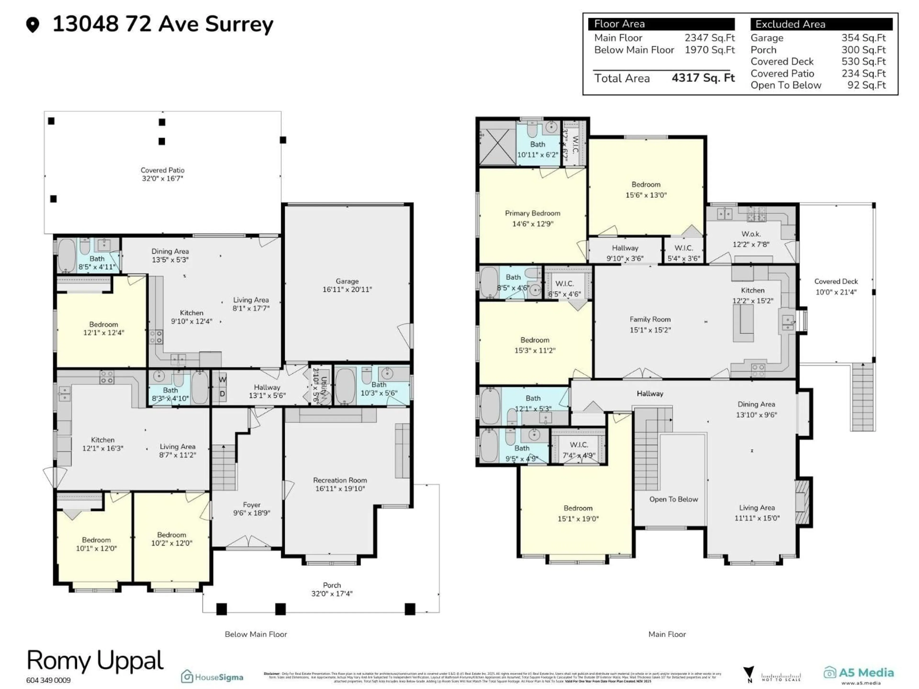 Floor plan for 13048 72 AVENUE, Surrey British Columbia V3W2N2