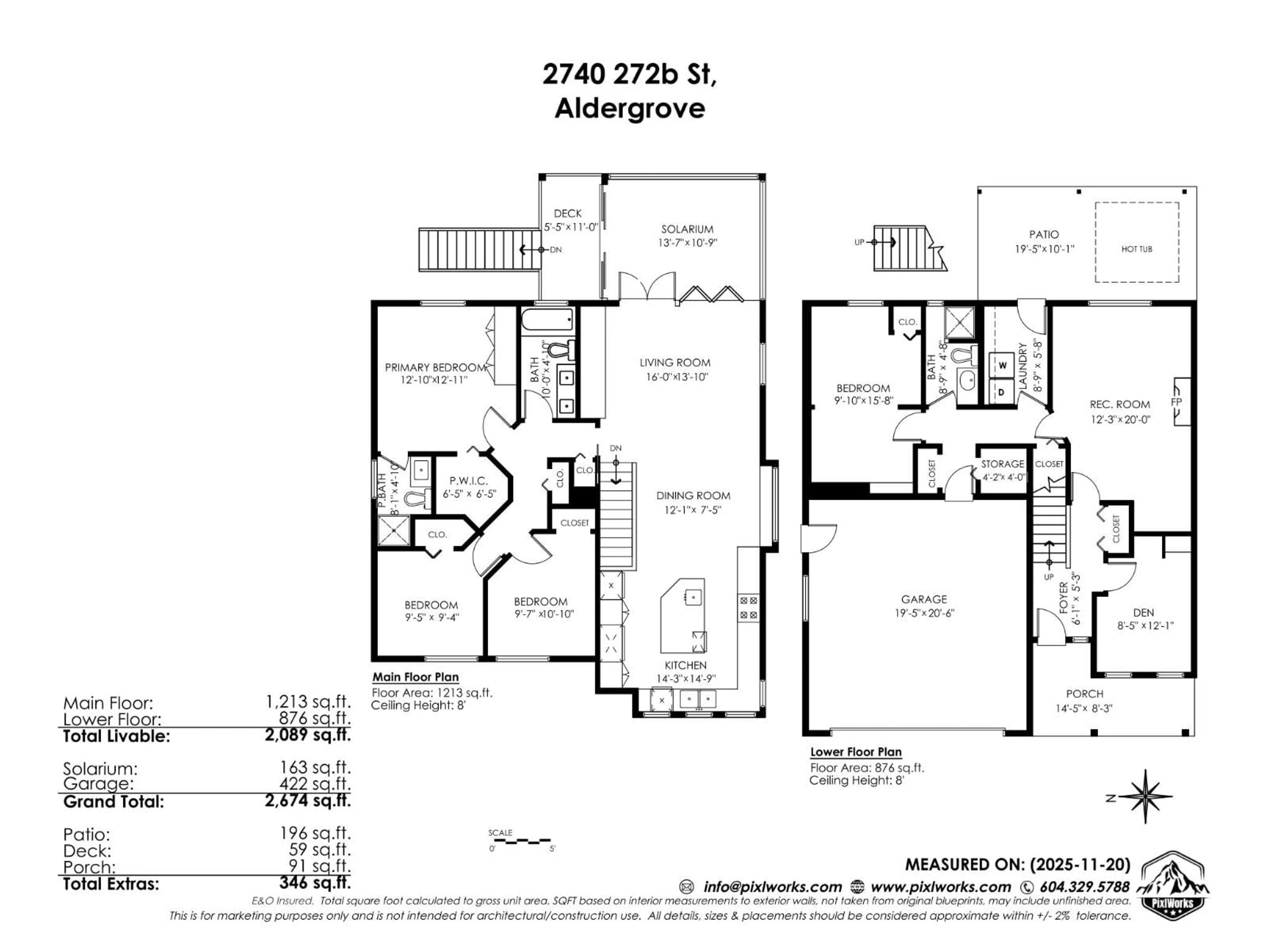Floor plan for 2740 272B STREET, Langley British Columbia V4W3K1