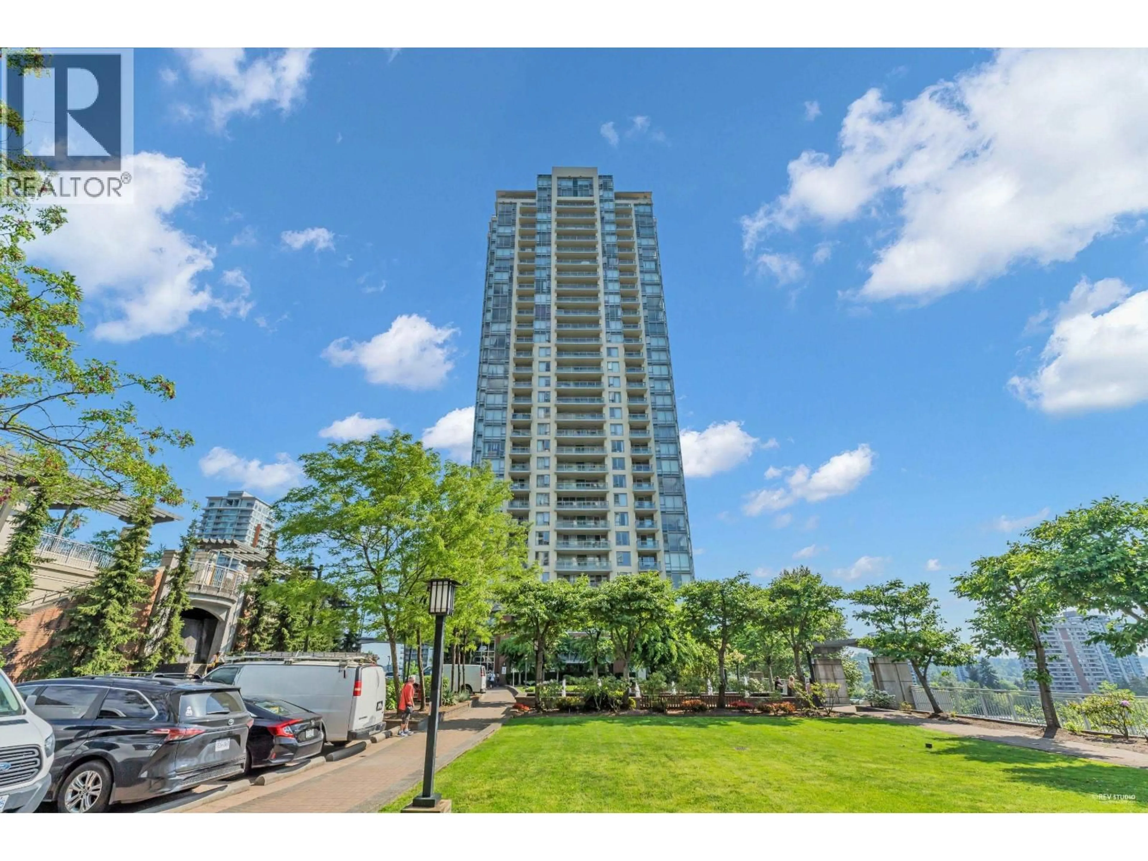 A pic from outside/outdoor area/front of a property/back of a property/a pic from drone, water/lake/river/ocean view for 2906 - 9888 CAMERON STREET, Burnaby British Columbia V3J0A4