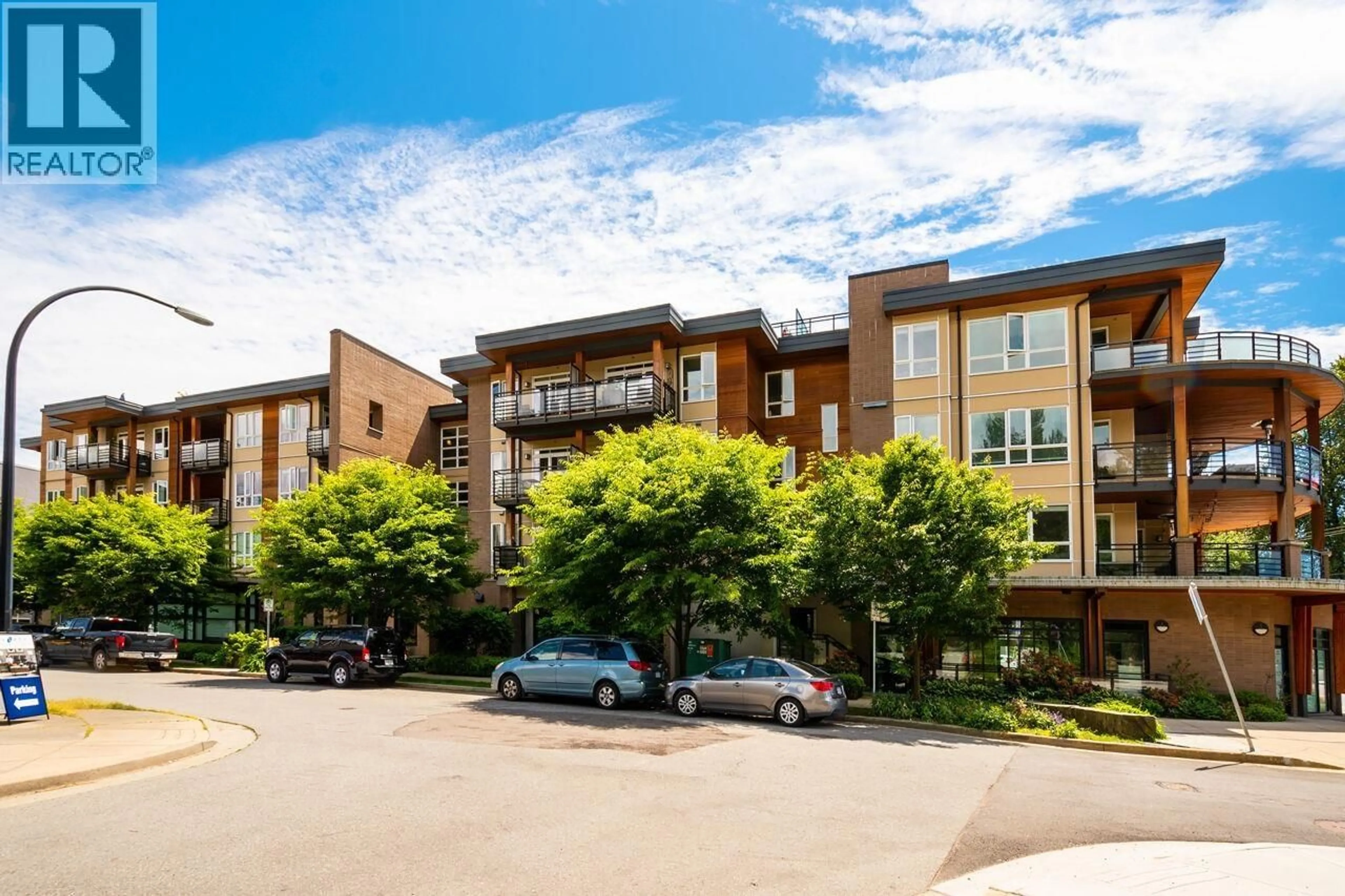 A pic from outside/outdoor area/front of a property/back of a property/a pic from drone, building for 417 - 733 14TH STREET, North Vancouver British Columbia V7M0C6