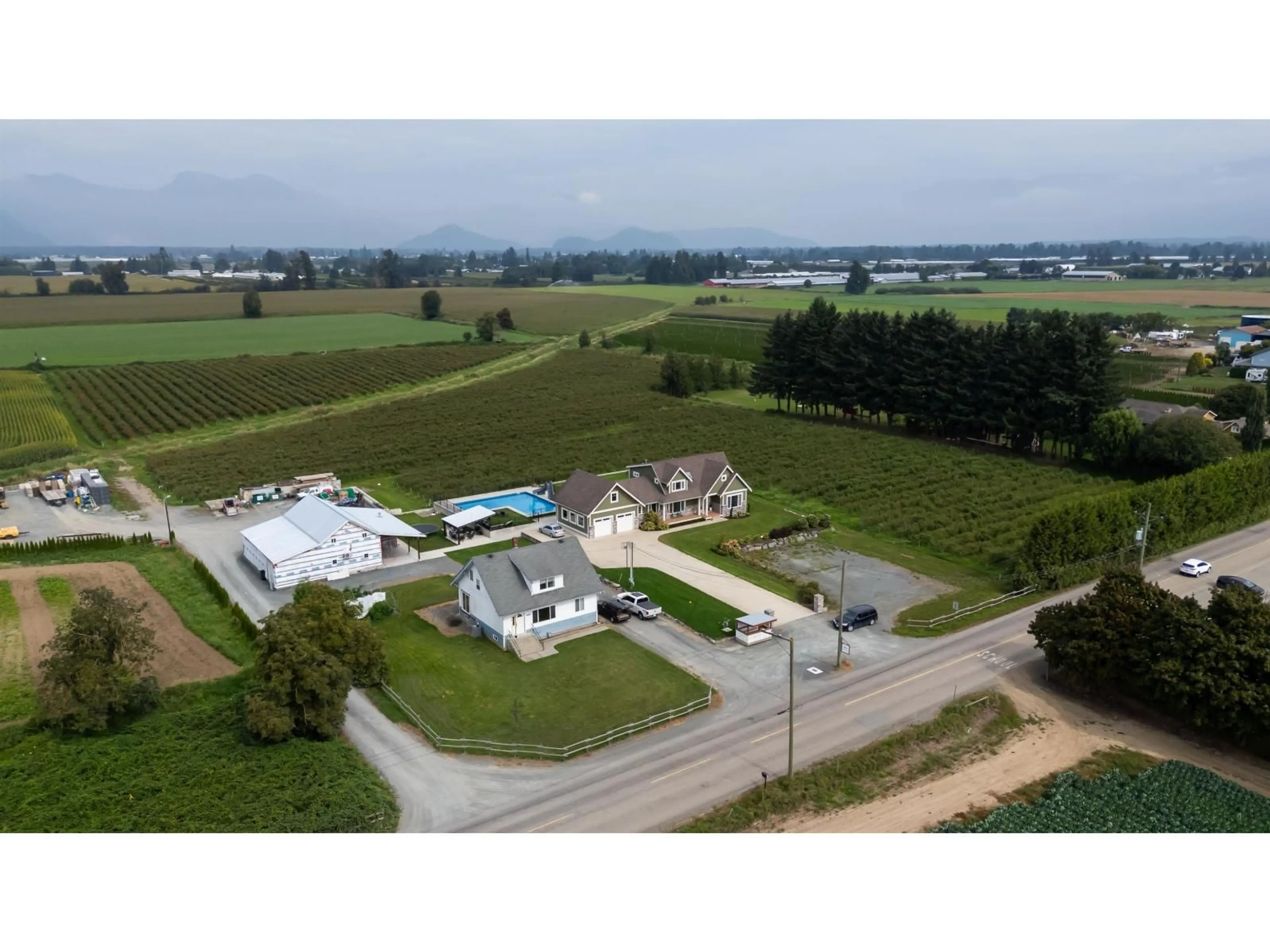 A pic from outside/outdoor area/front of a property/back of a property/a pic from drone, mountain view for 49111 CHILLIWACK CENTRAL ROAD, Chilliwack British Columbia V2P6H3