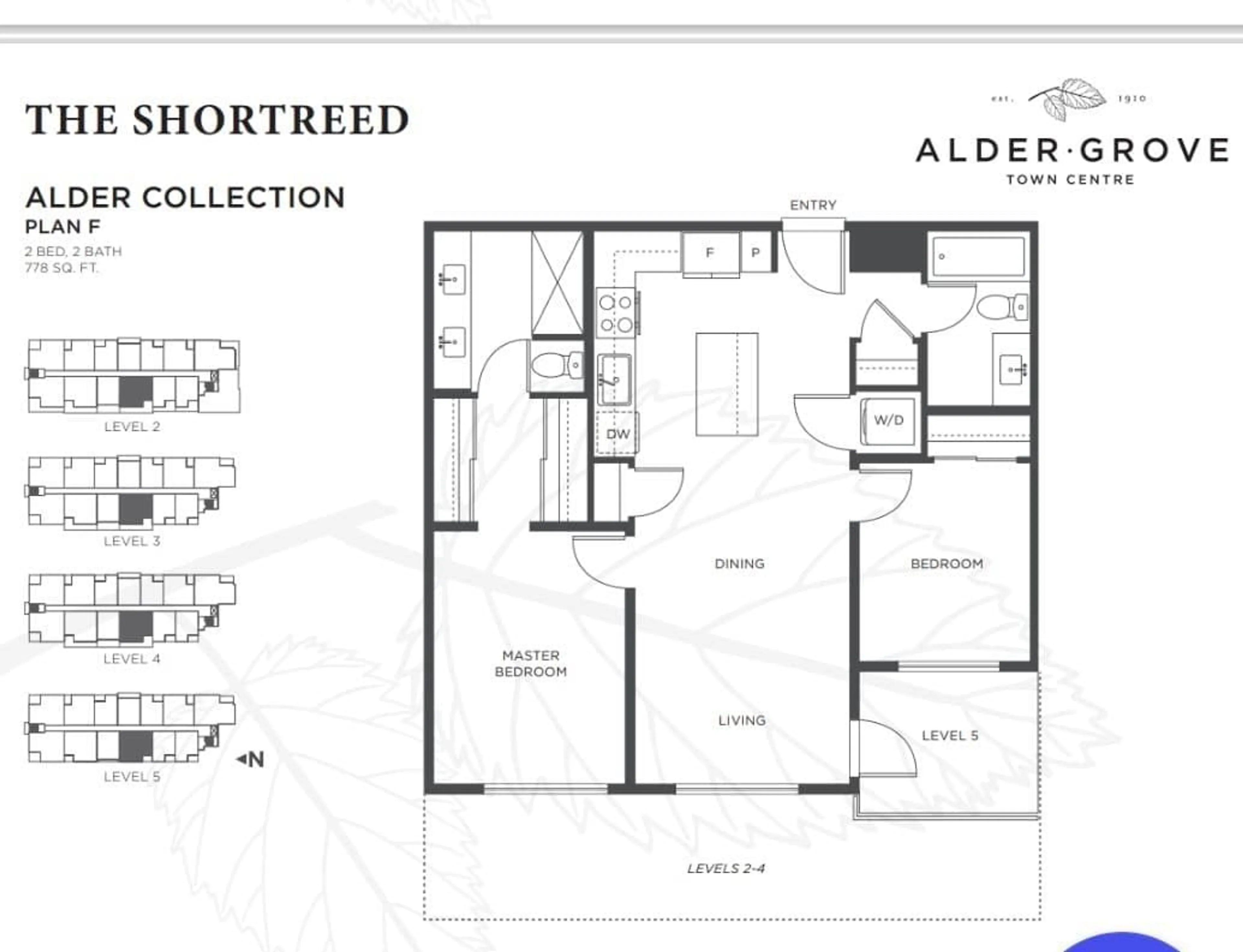 Floor plan for 203 - 27215 ALDERGROVE TOWN CENTRE DRIVE, Langley British Columbia V4W0E3