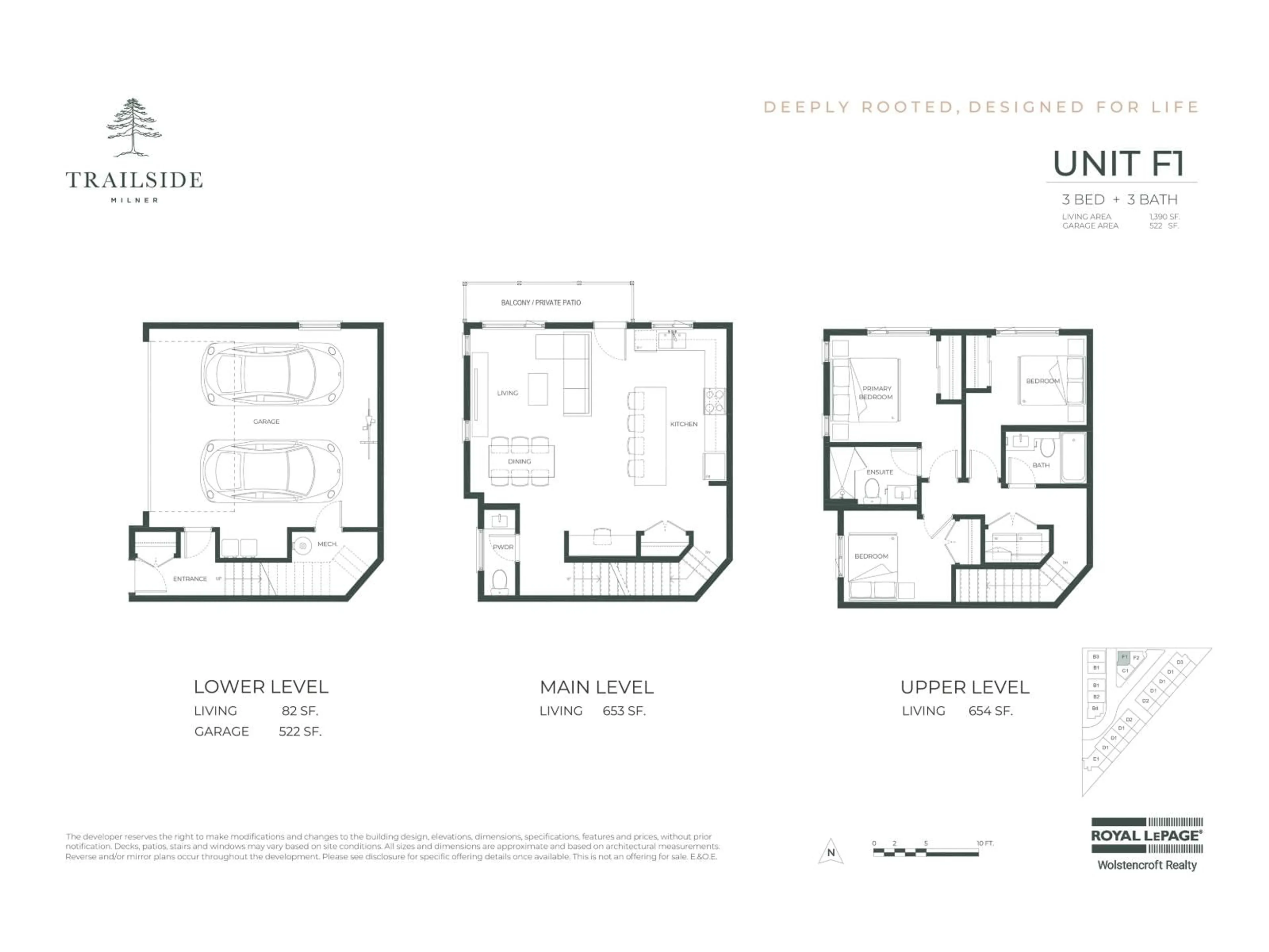 Floor plan for 6 - 6828 208A STREET, Langley British Columbia V2Y2R7