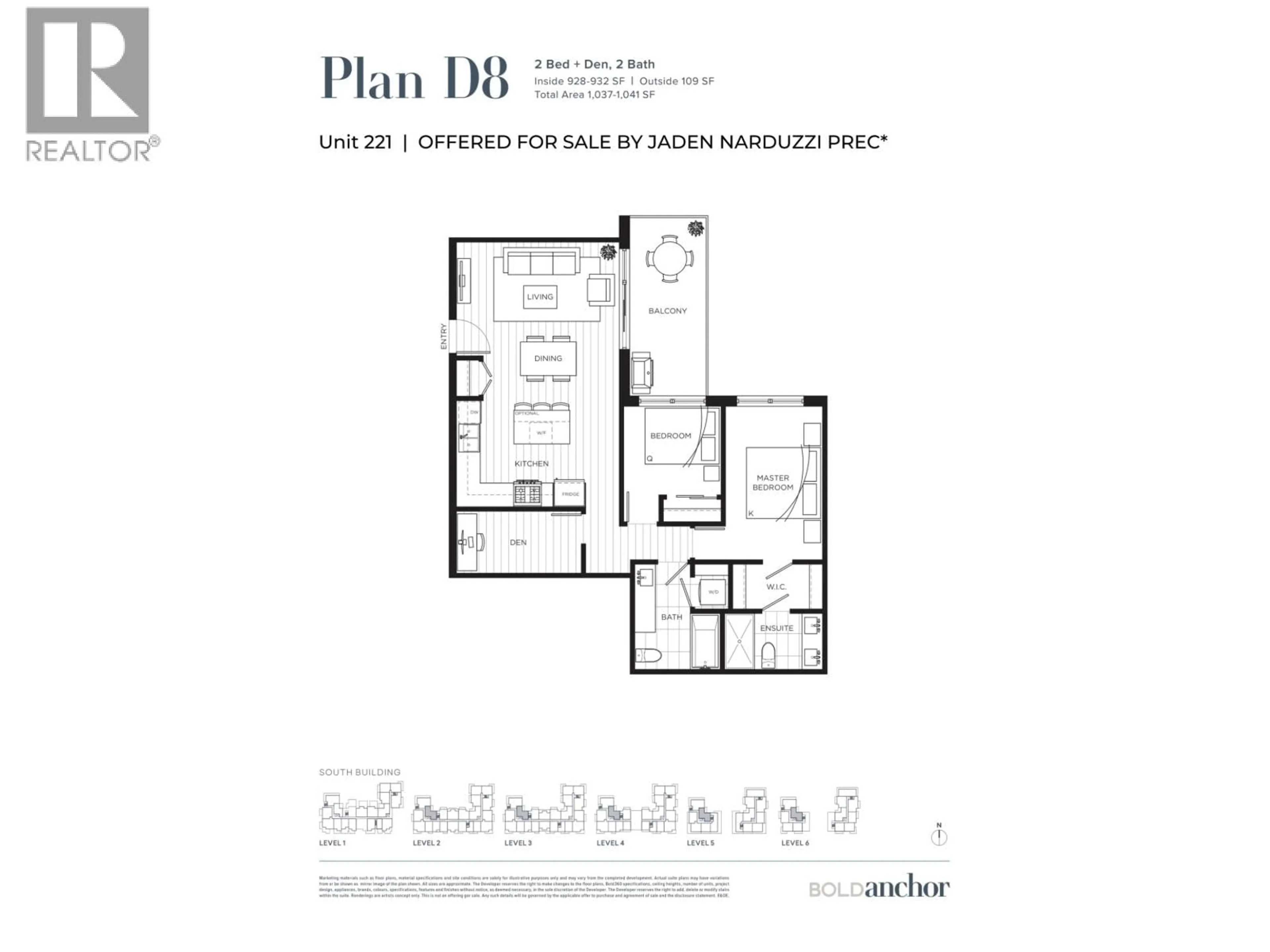 Floor plan for 221 - 2002 ST. GEORGE STREET, Port Moody British Columbia V3H2E6
