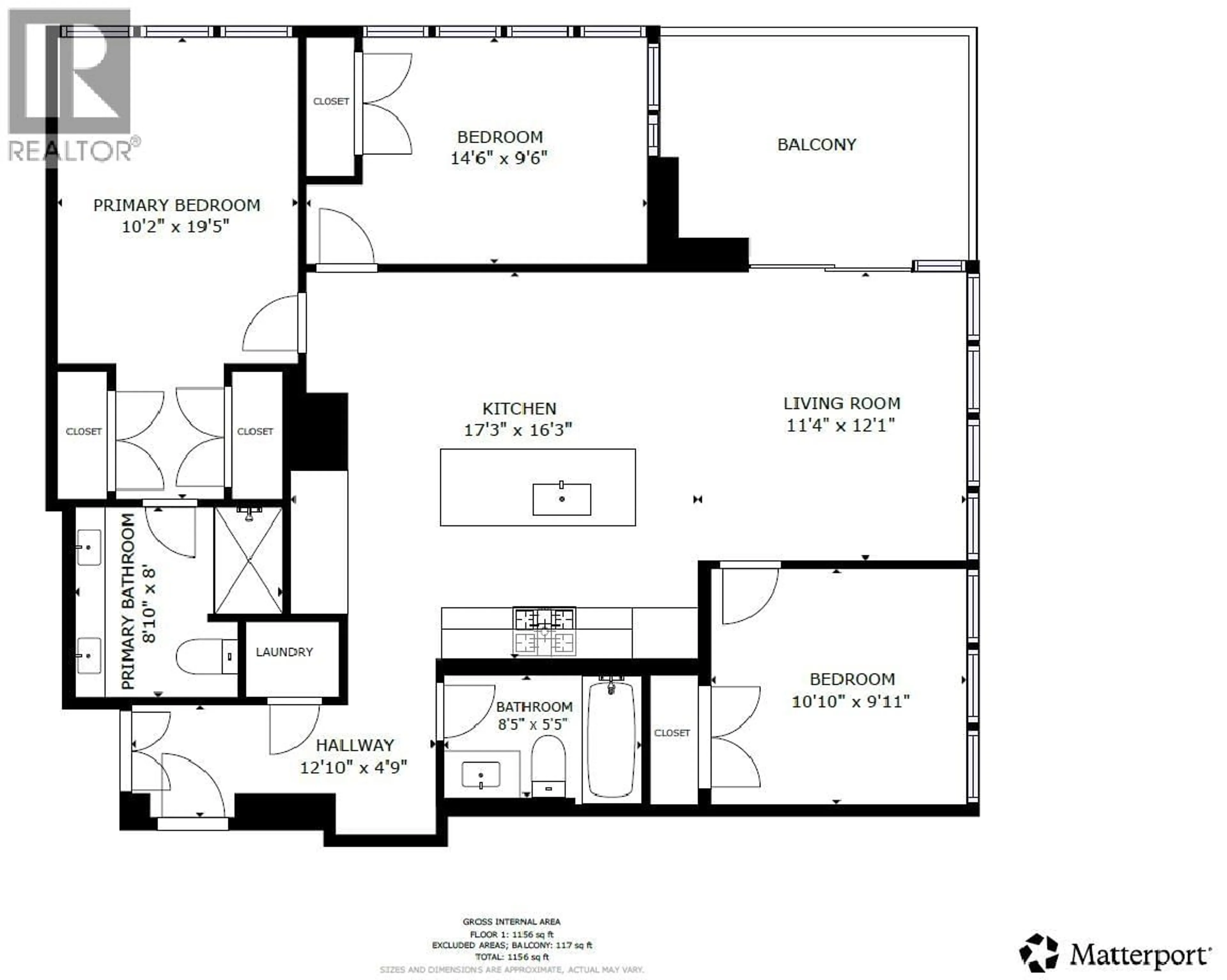 Floor plan for 3406 - 2085 SKYLINE COURT, Burnaby British Columbia V5C0M6