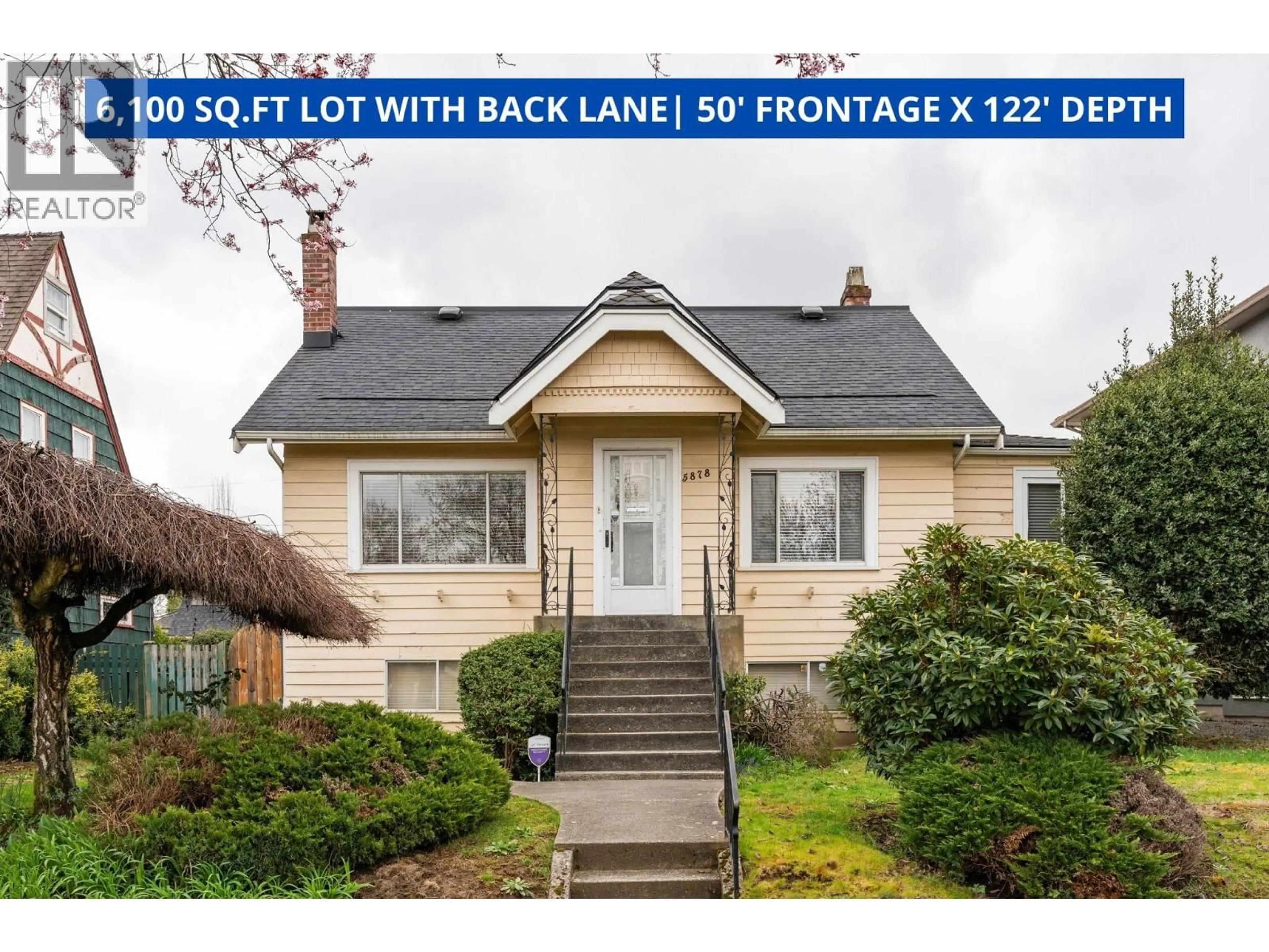 Home with brick exterior material, street for 5878 ARLINGTON STREET, Vancouver British Columbia V5R4N3