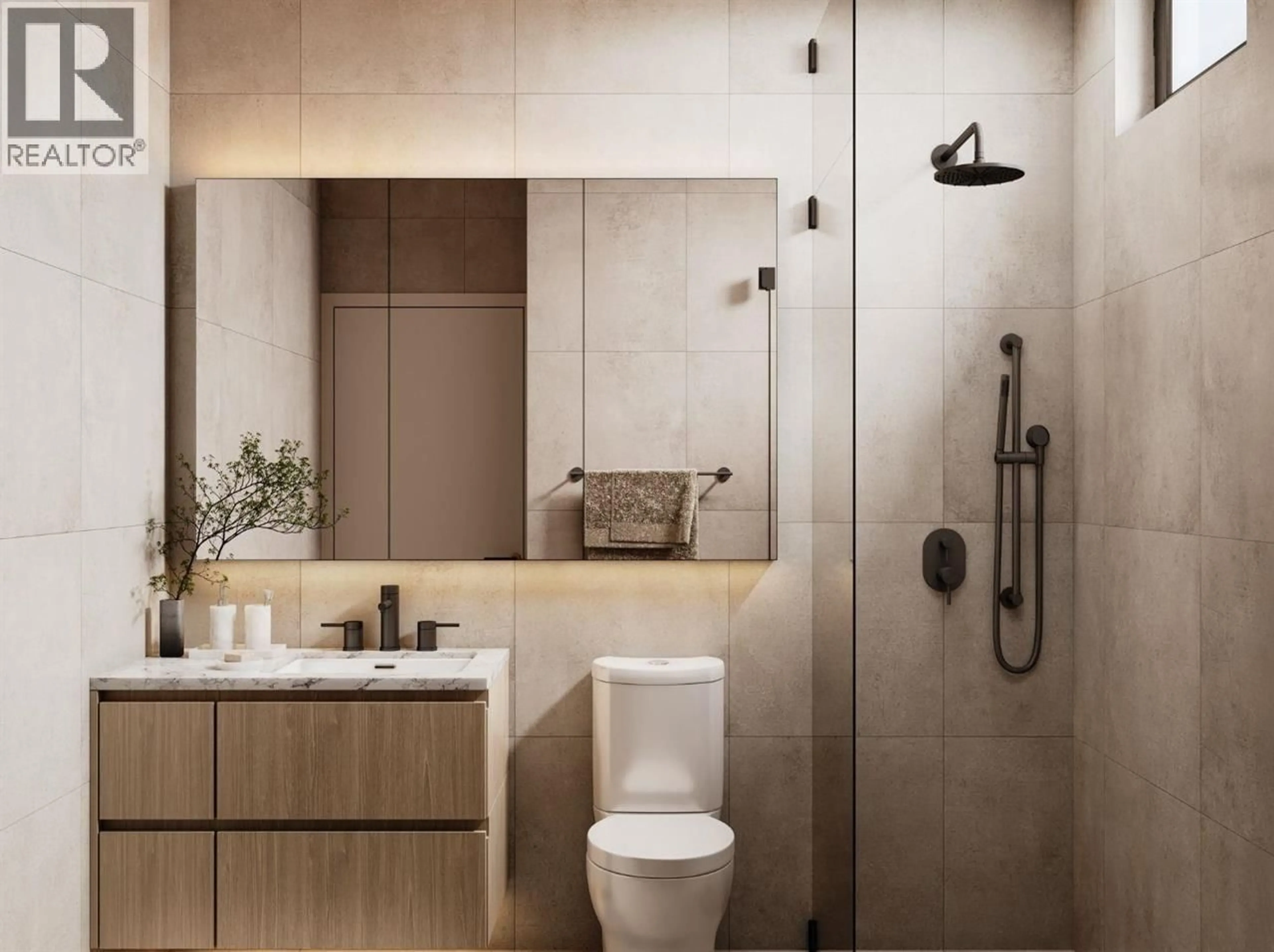 Contemporary bathroom, ceramic/tile floor for 1 - 646 E 23RD AVENUE, Vancouver British Columbia V5V1X8