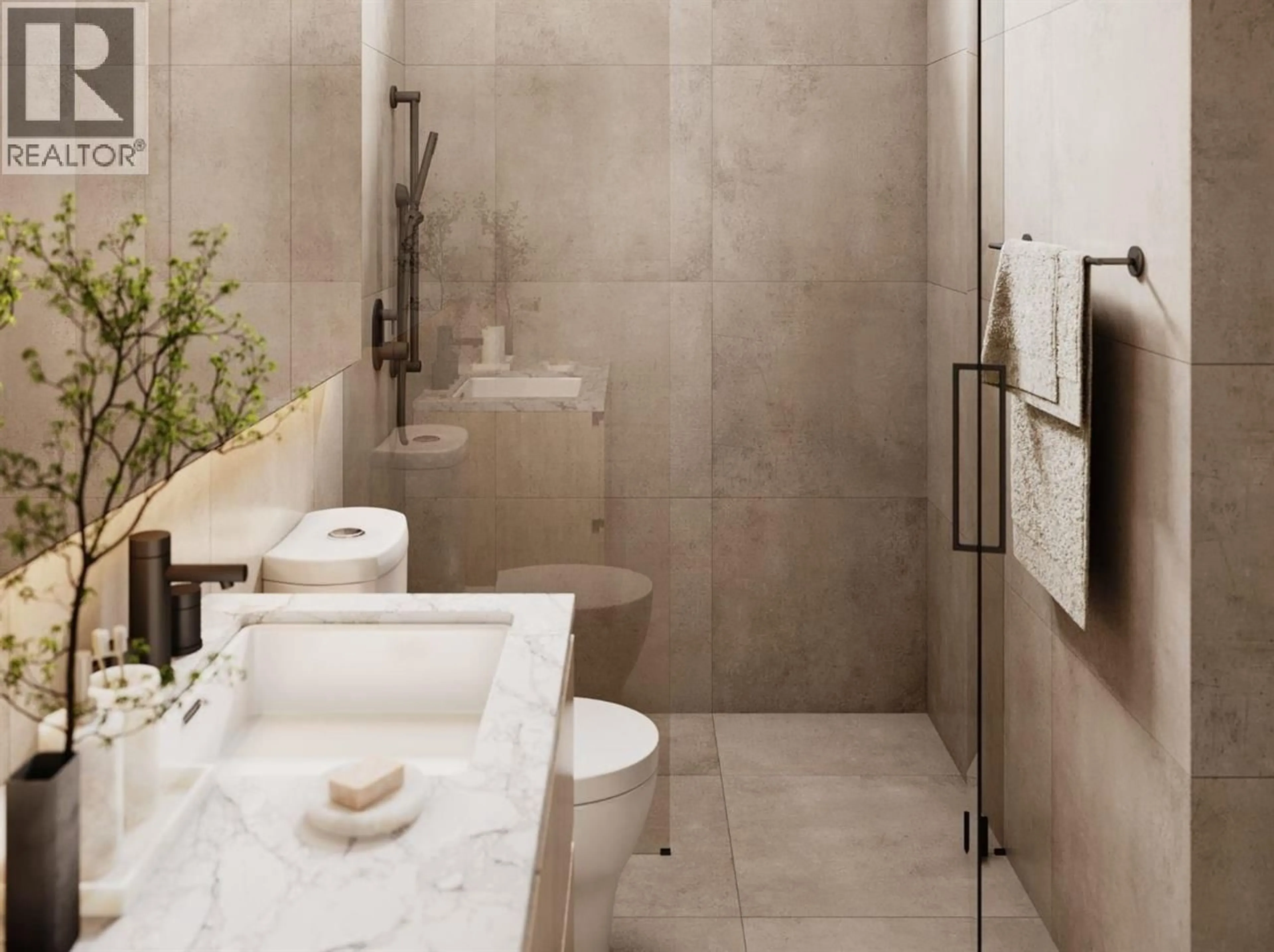 Contemporary bathroom, ceramic/tile floor for 1 - 646 E 23RD AVENUE, Vancouver British Columbia V5V1X8