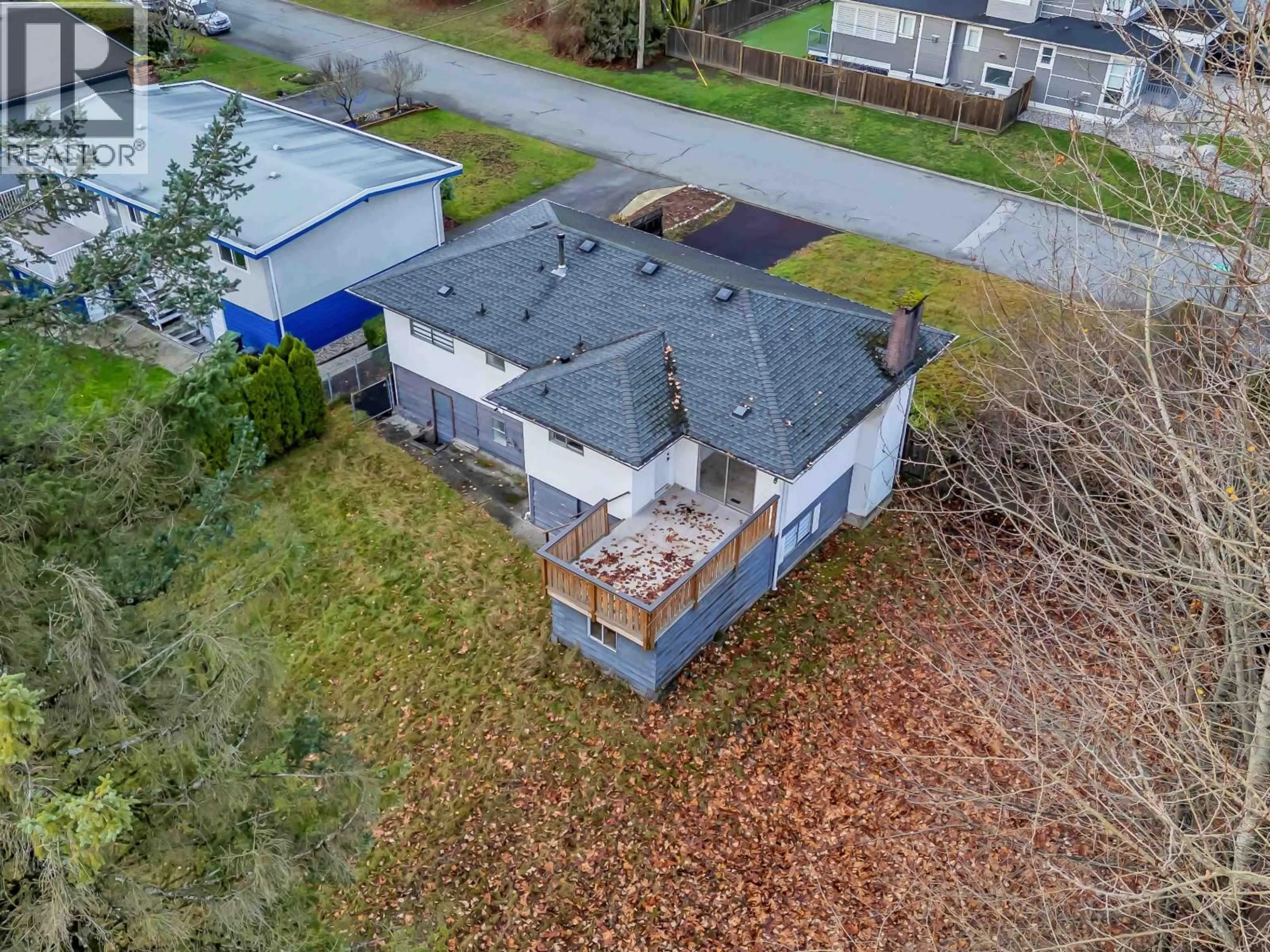 A pic from outside/outdoor area/front of a property/back of a property/a pic from drone, building for 1640 SPRAY AVENUE, Coquitlam British Columbia V3J5Y6