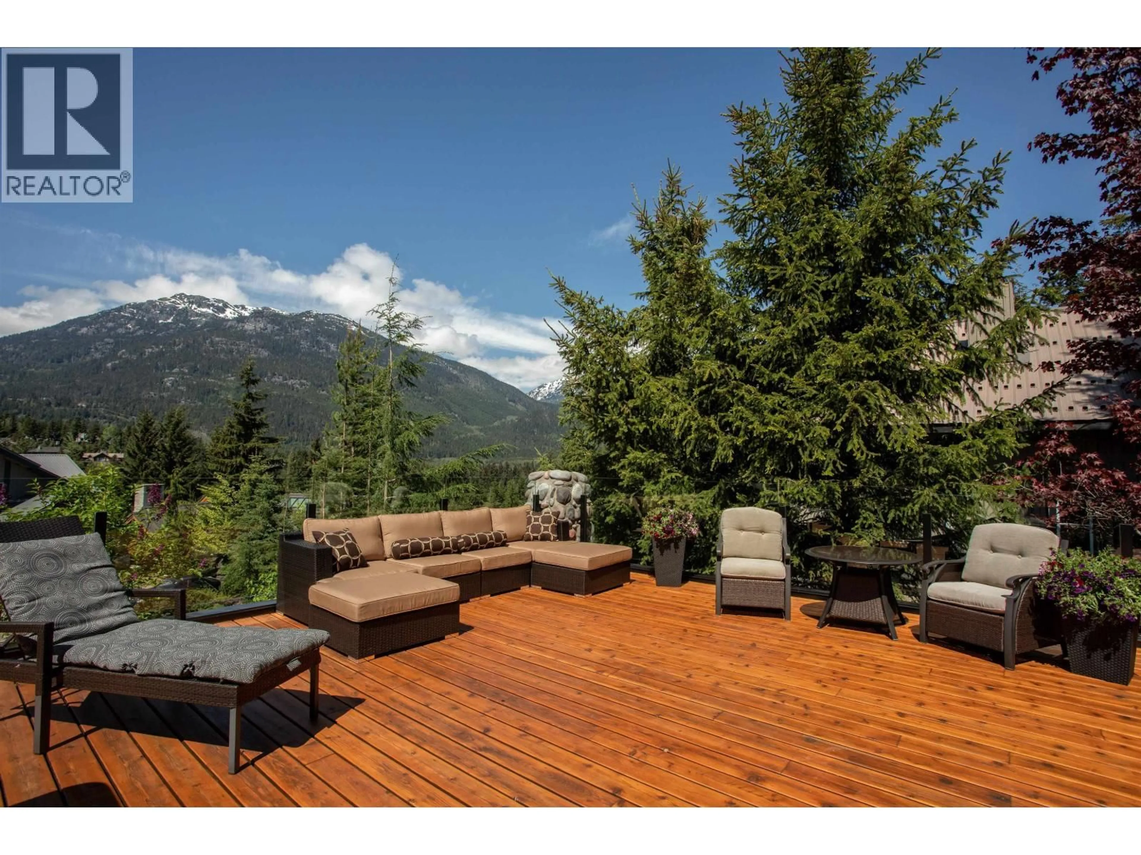 Patio, mountain view for 6361 FAIRWAY DRIVE, Whistler British Columbia V8E0C9