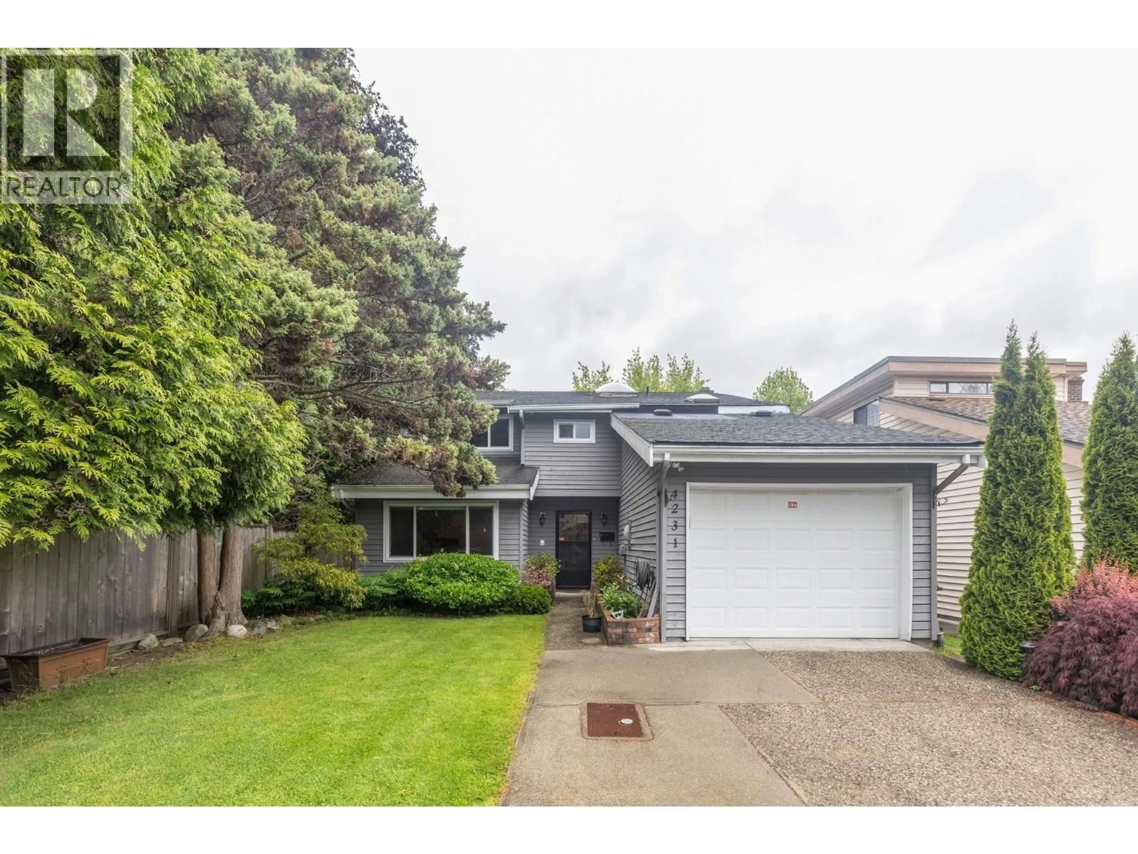 Home with vinyl exterior material, street for 4231 CORLESS ROAD, Richmond British Columbia V7C1N1