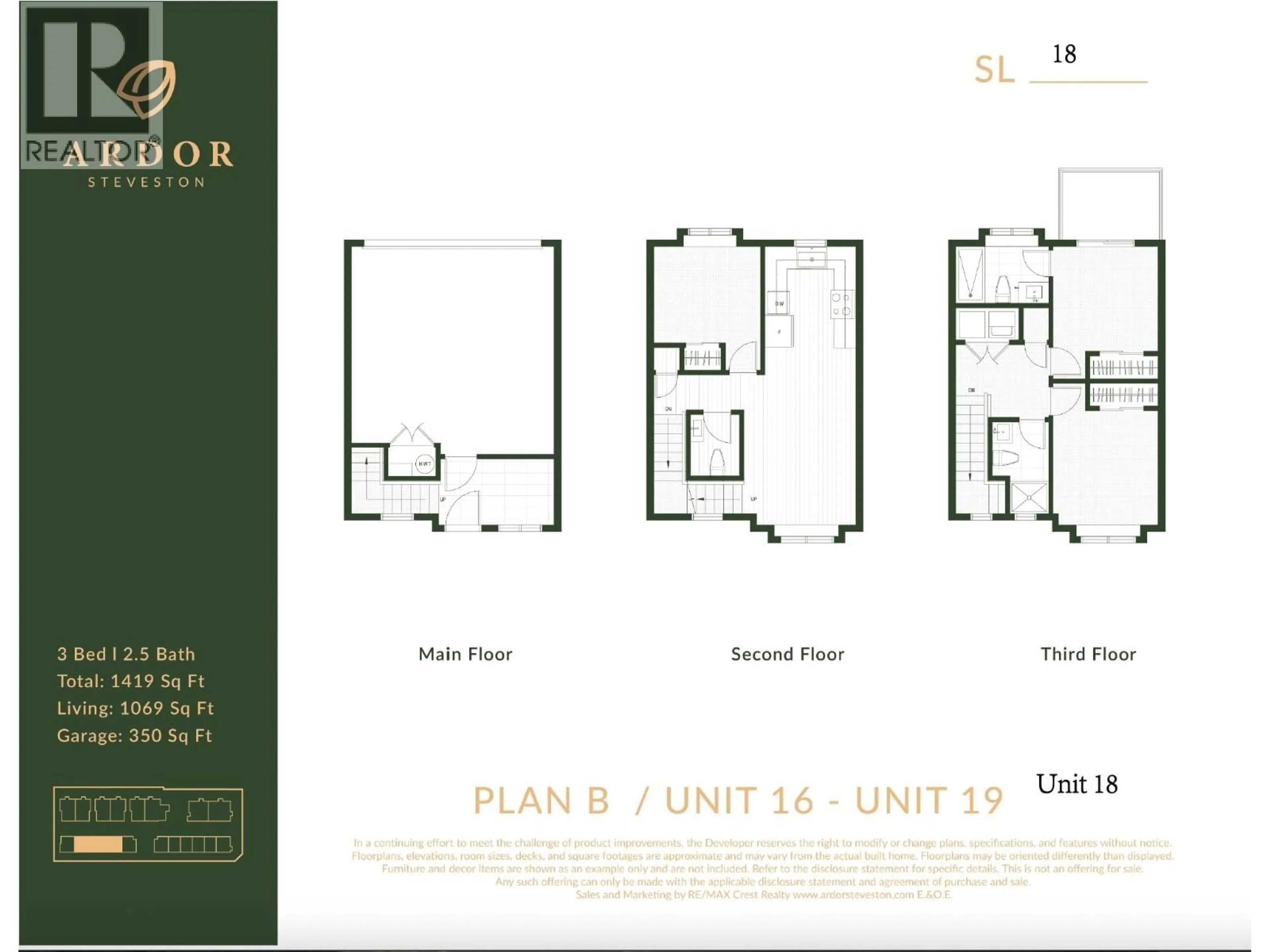 Floor plan for 18 - 9633 STEVESTON HIGHWAY, Richmond British Columbia V7A1M7