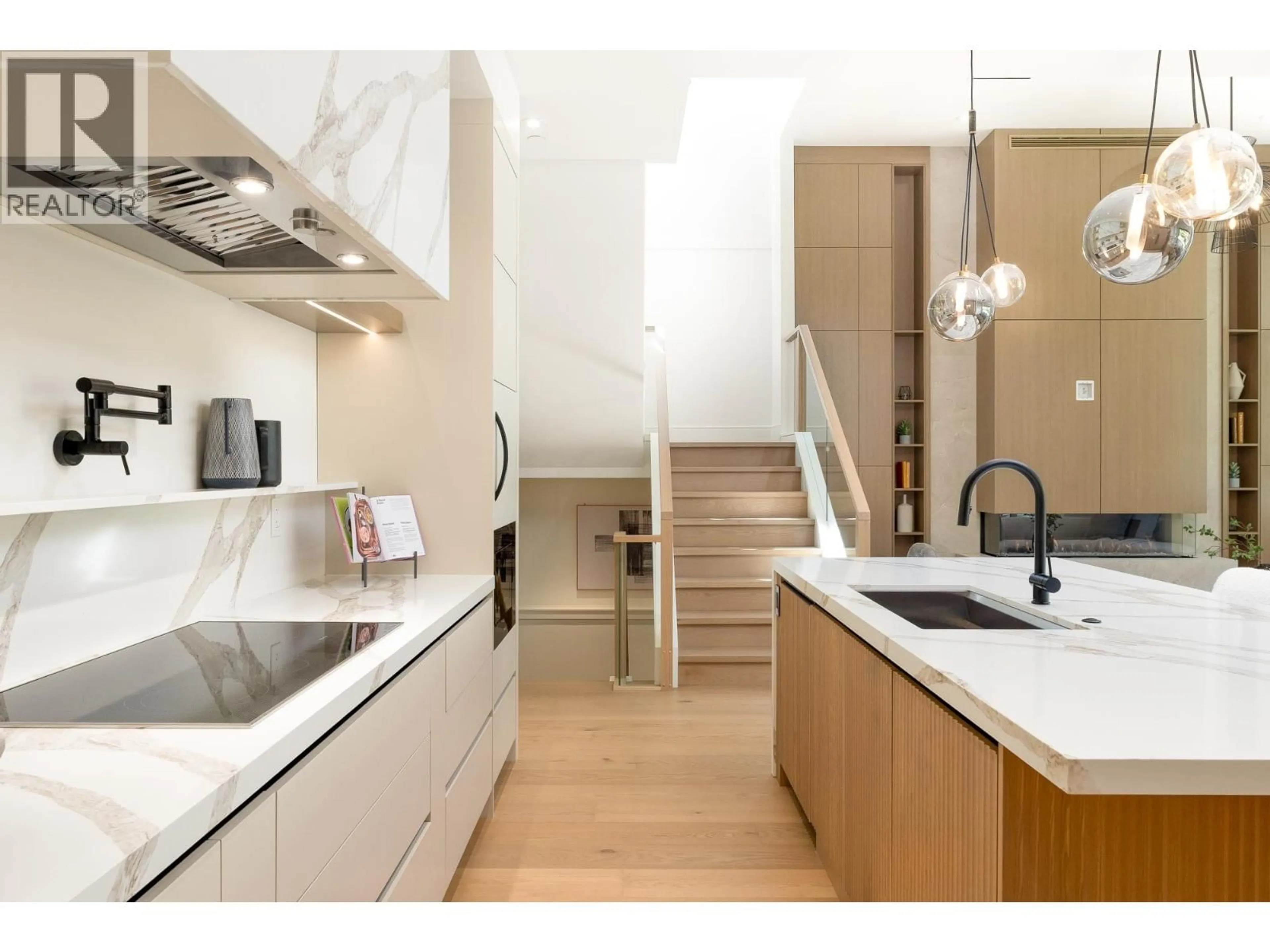 Contemporary kitchen, ceramic/tile floor for 1385 19TH STREET, West Vancouver British Columbia V7V3X4