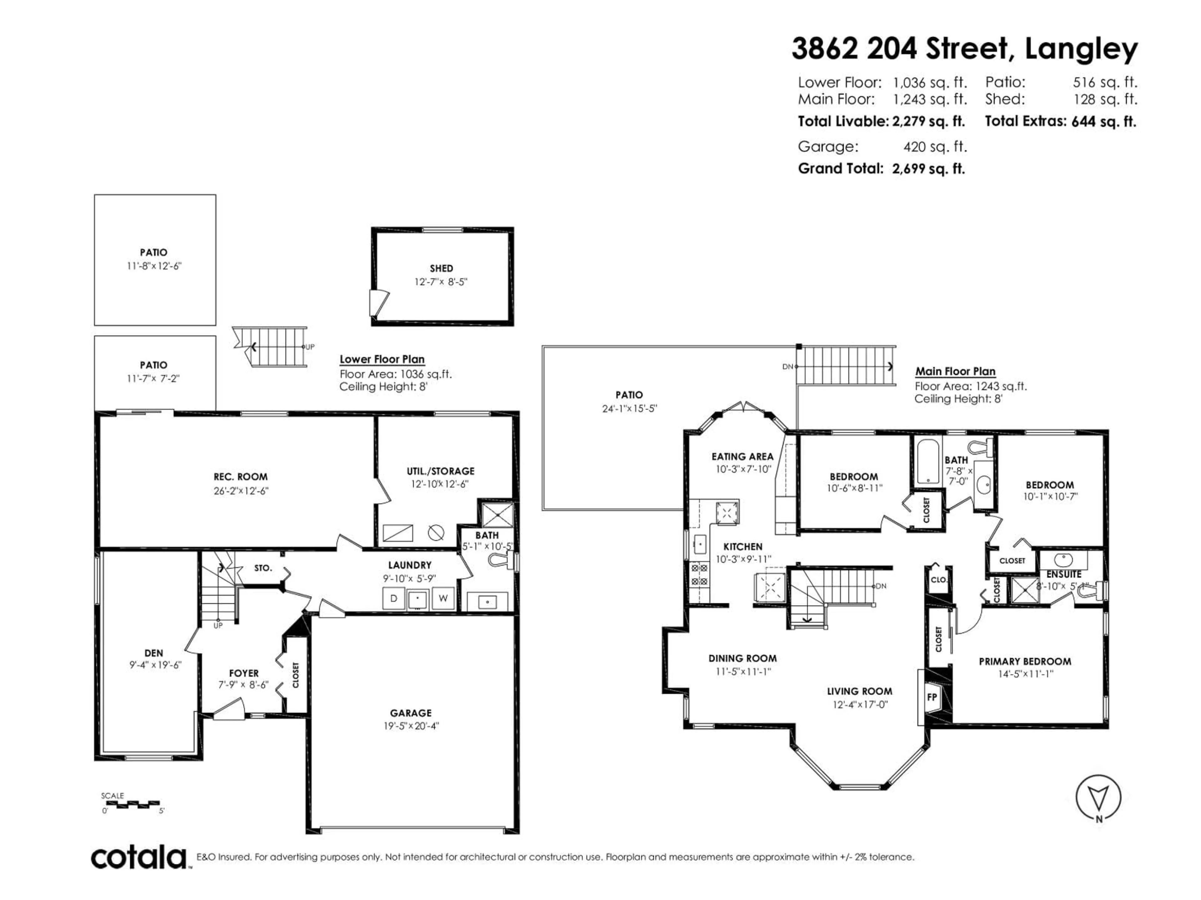 Floor plan for 3862 204 STREET, Langley British Columbia V3A1X4