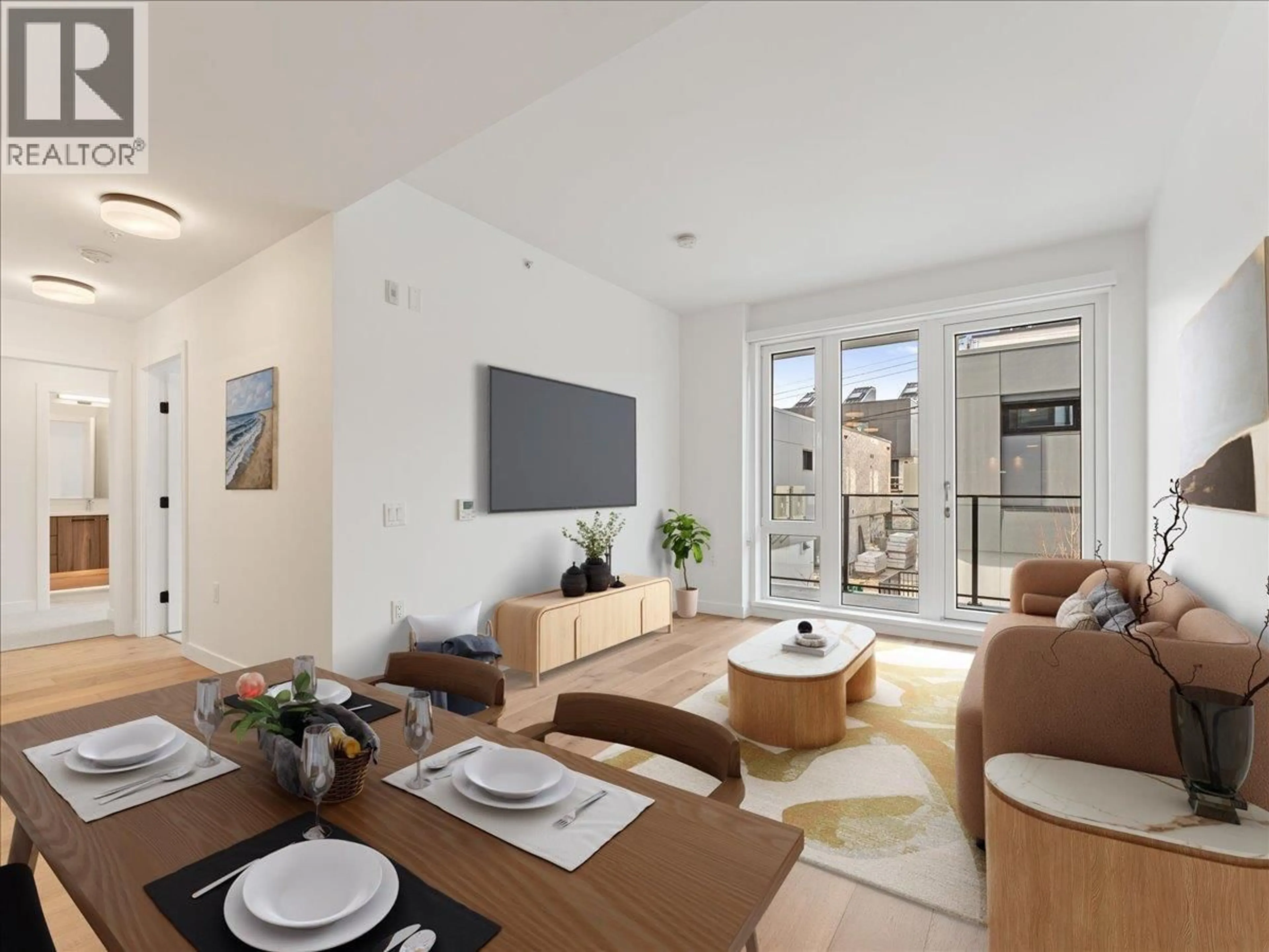 Living room with furniture, unknown for 201 - 6859 CAMBIE STREET, Vancouver British Columbia V6P0M4