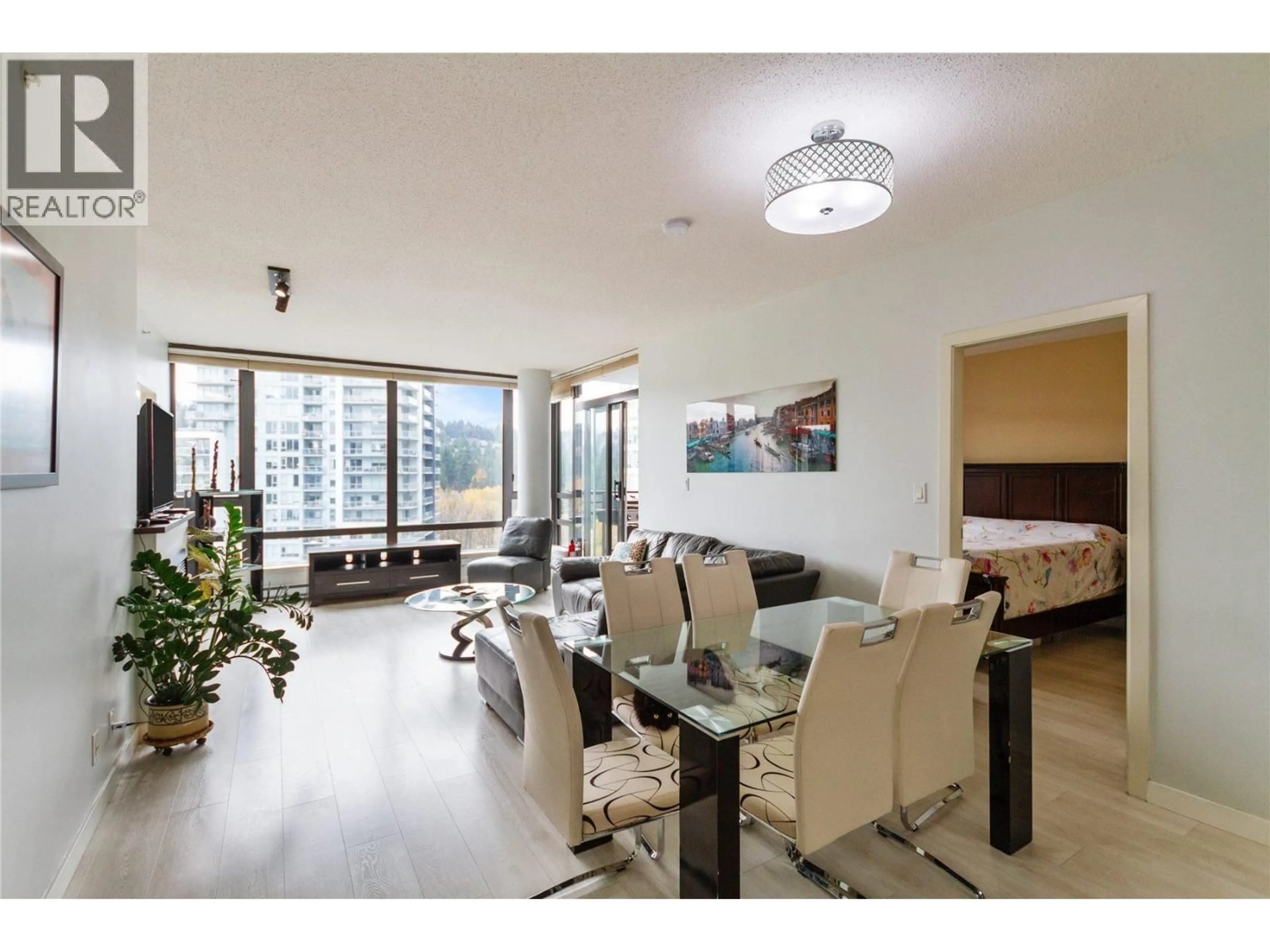 Living room with furniture, unknown for 1703 - 400 CAPILANO ROAD, Port Moody British Columbia V3H0E1