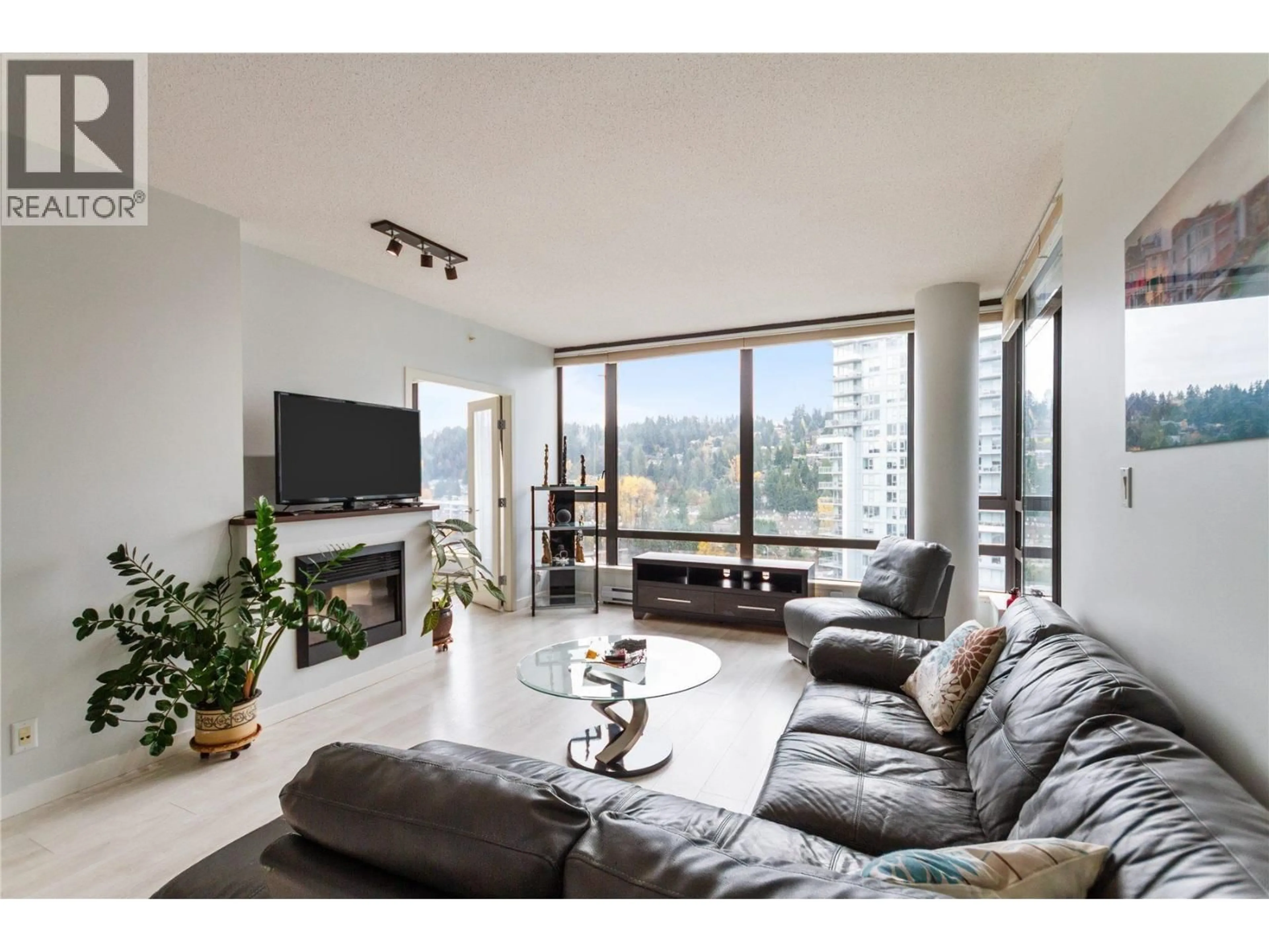 Living room with furniture, unknown for 1703 - 400 CAPILANO ROAD, Port Moody British Columbia V3H0E1